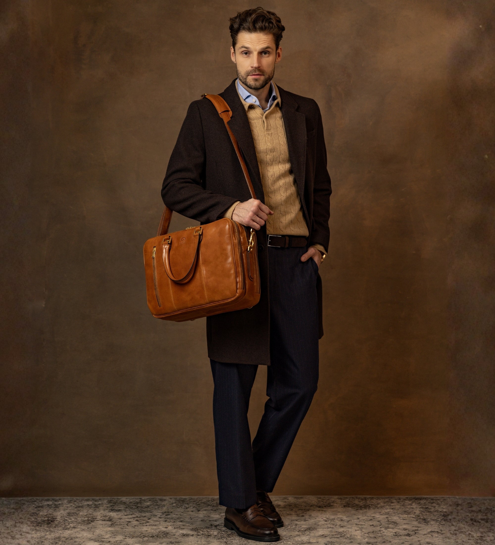 Leather Convertible Briefcase Backpack - A Farewell to Arms