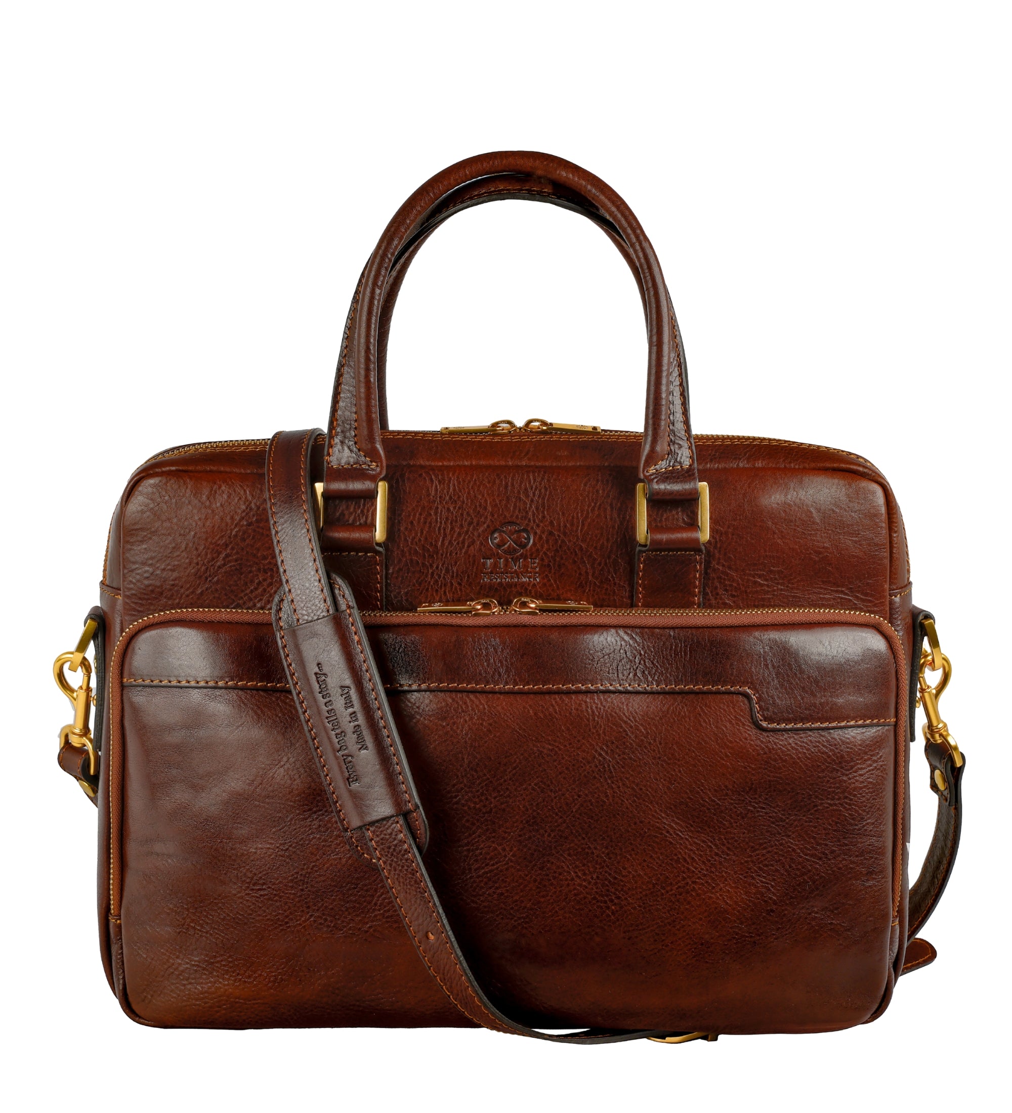 Womens Leather Briefcase Laptop Bag - Orlando