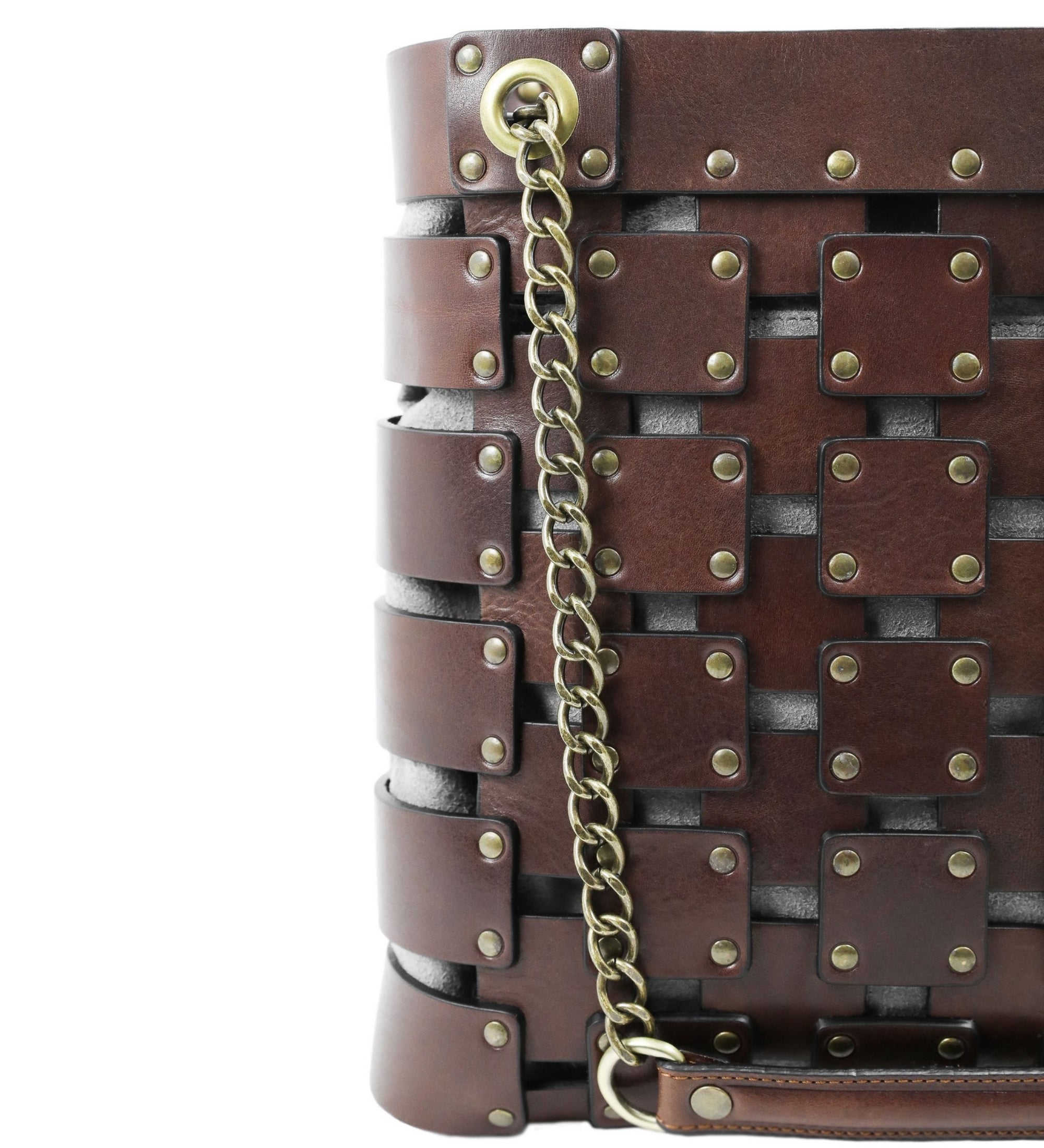 Womens Leather Tote Bag - Jeanne d'Arc