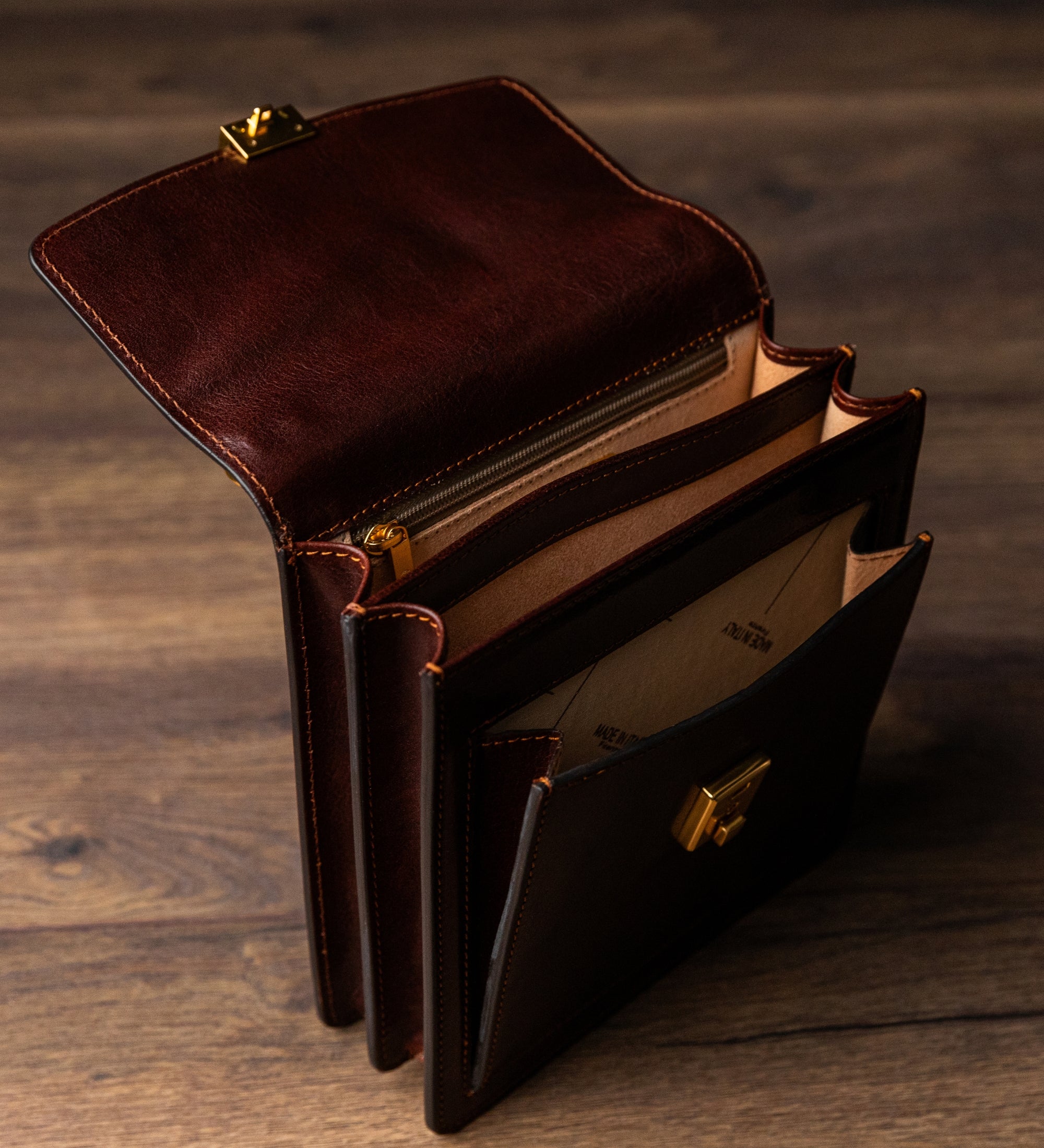Small Leather Briefcase - Walden