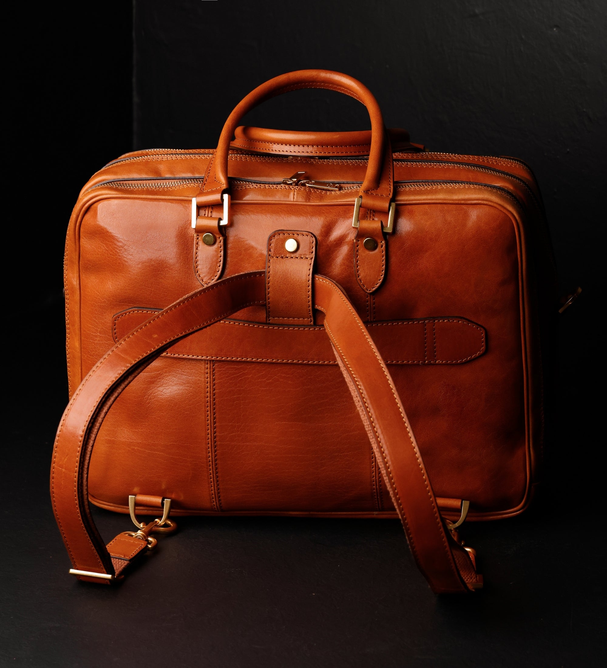Leather Convertible Briefcase Backpack - A Farewell to Arms
