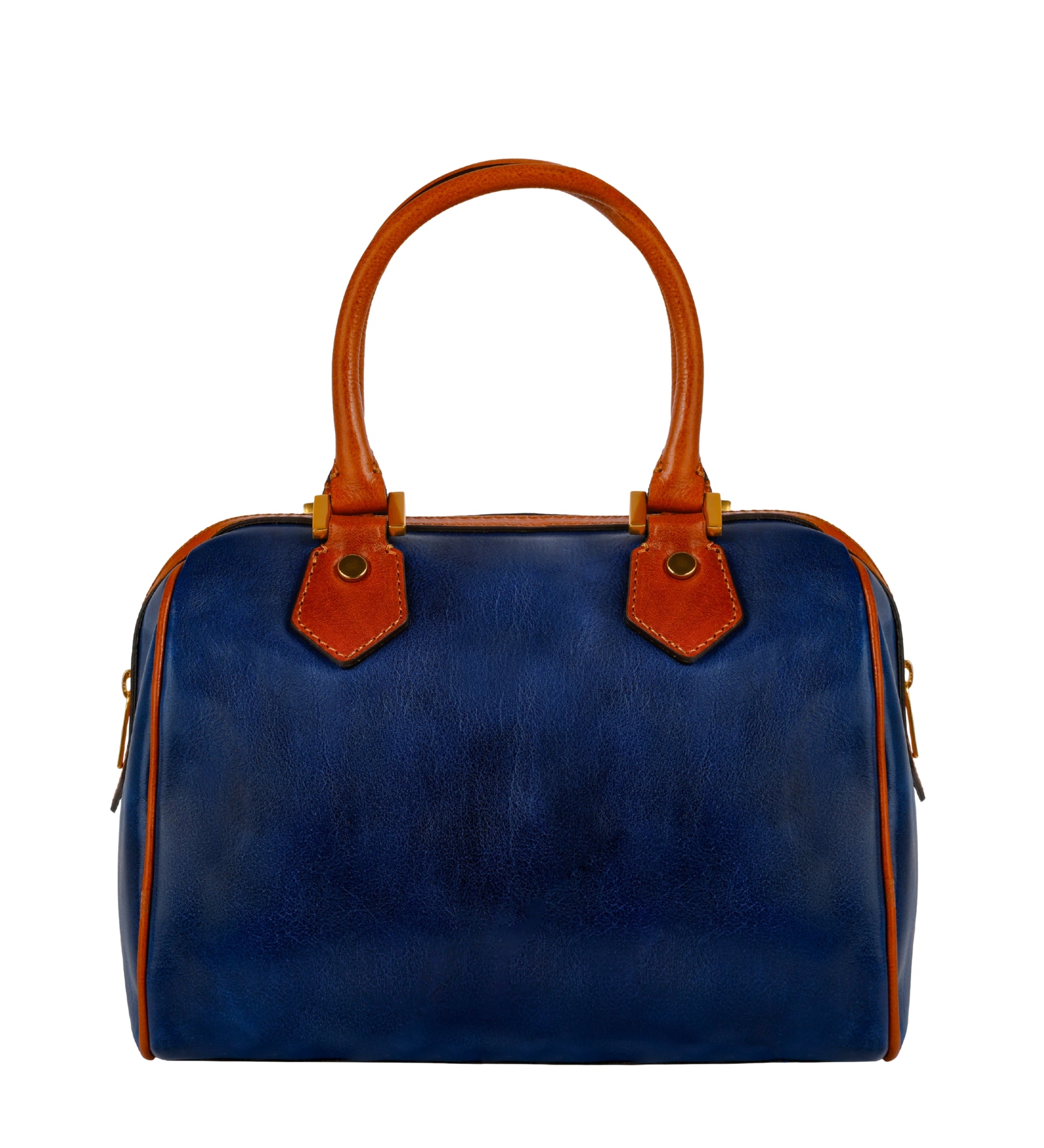 Womens Leather Barrel Bag - Little Dorrit