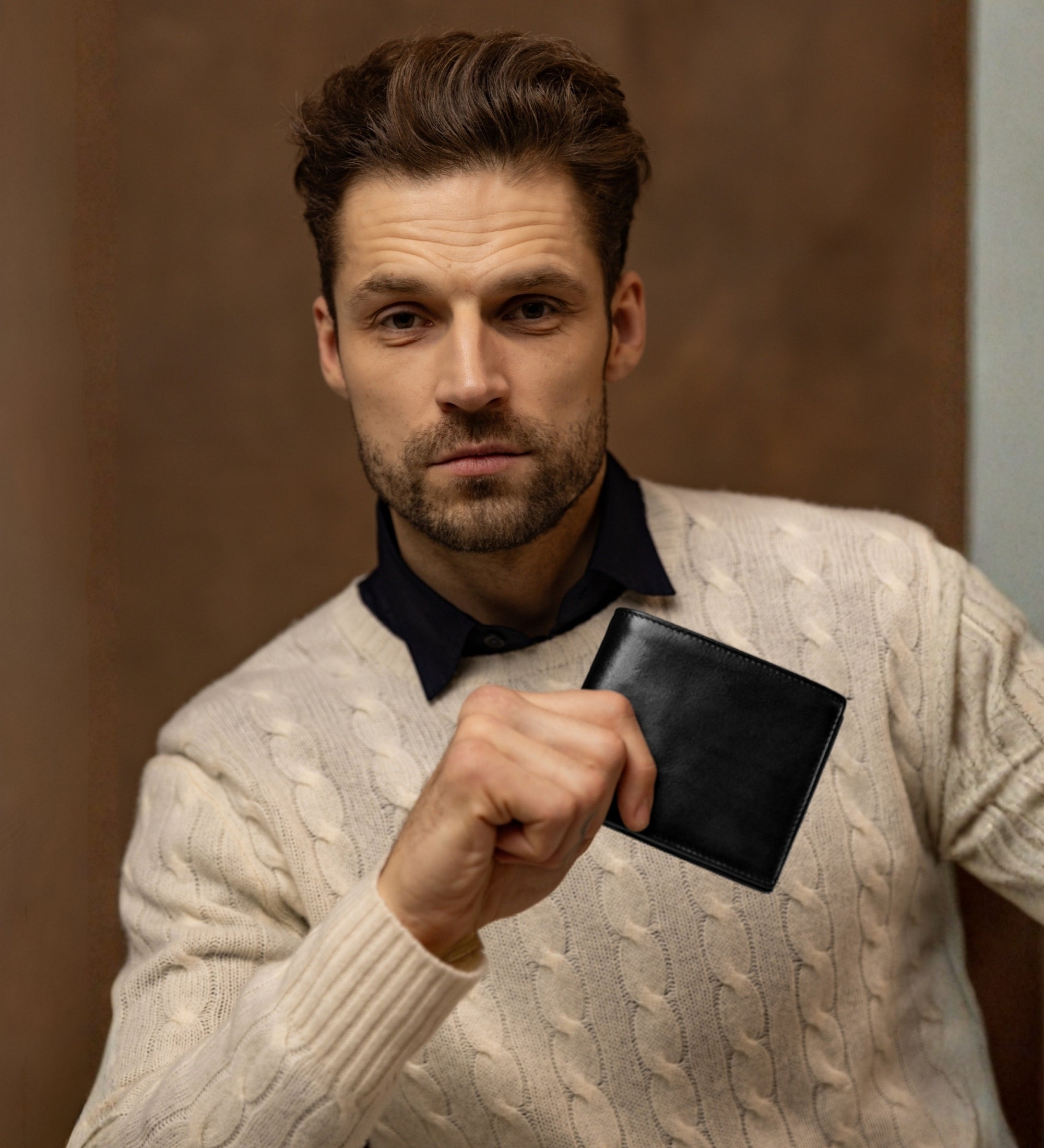 Leather Bifold Wallet - Daniel