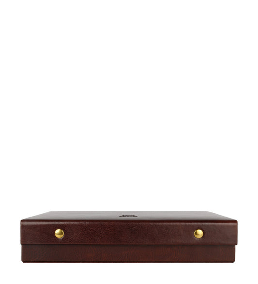 Womens Leather Jewelry Box Accessory Box - The Line of Beauty