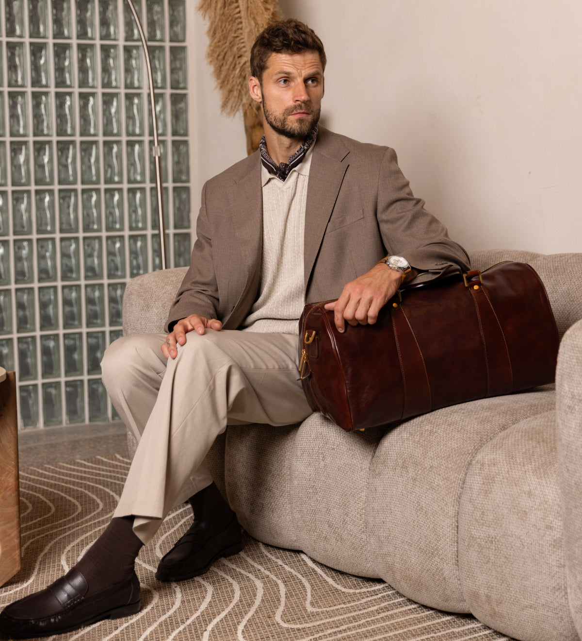 Leather Duffel Bag - Wise Children