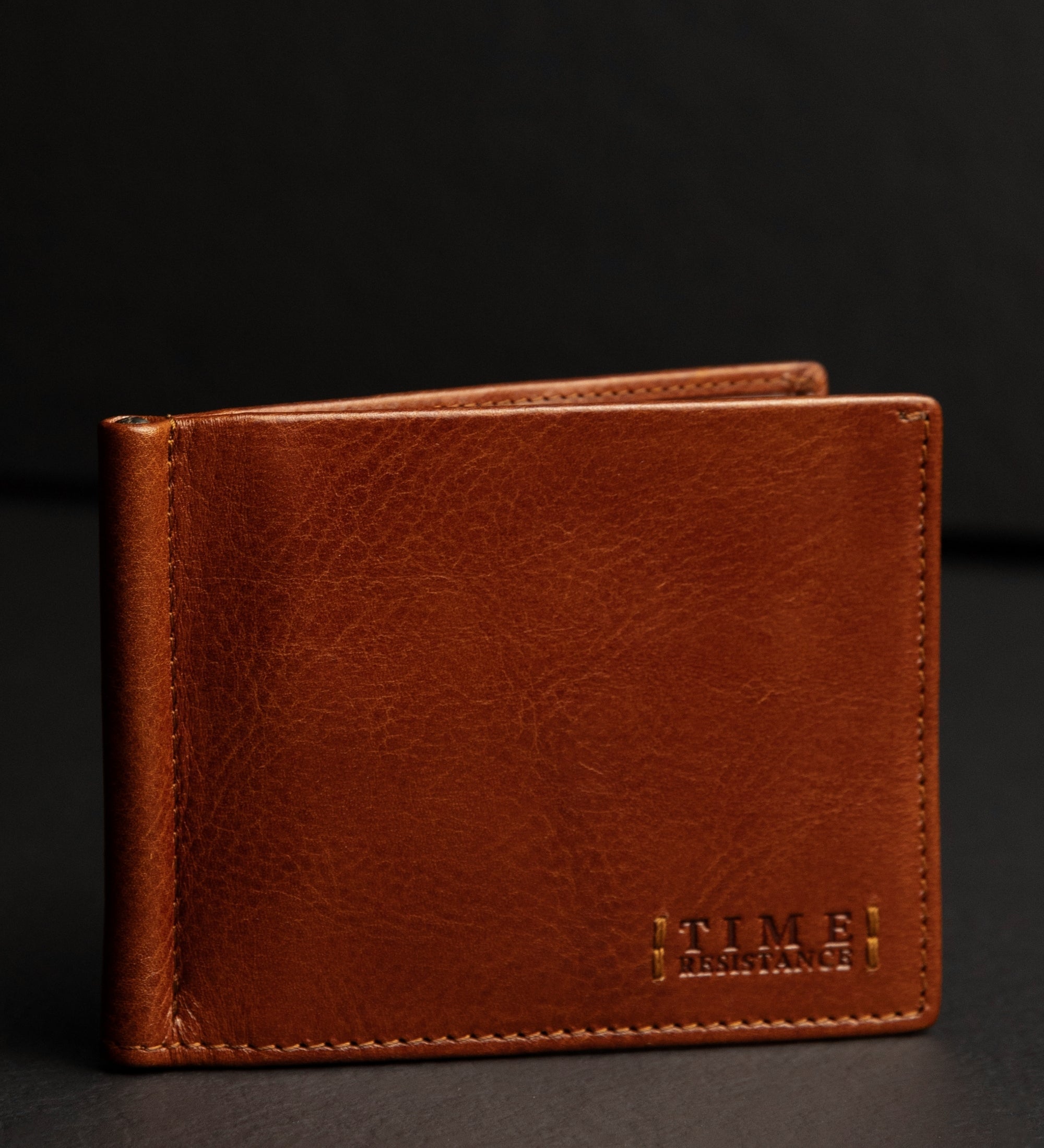Leather Money Clip Wallet - The Outsider