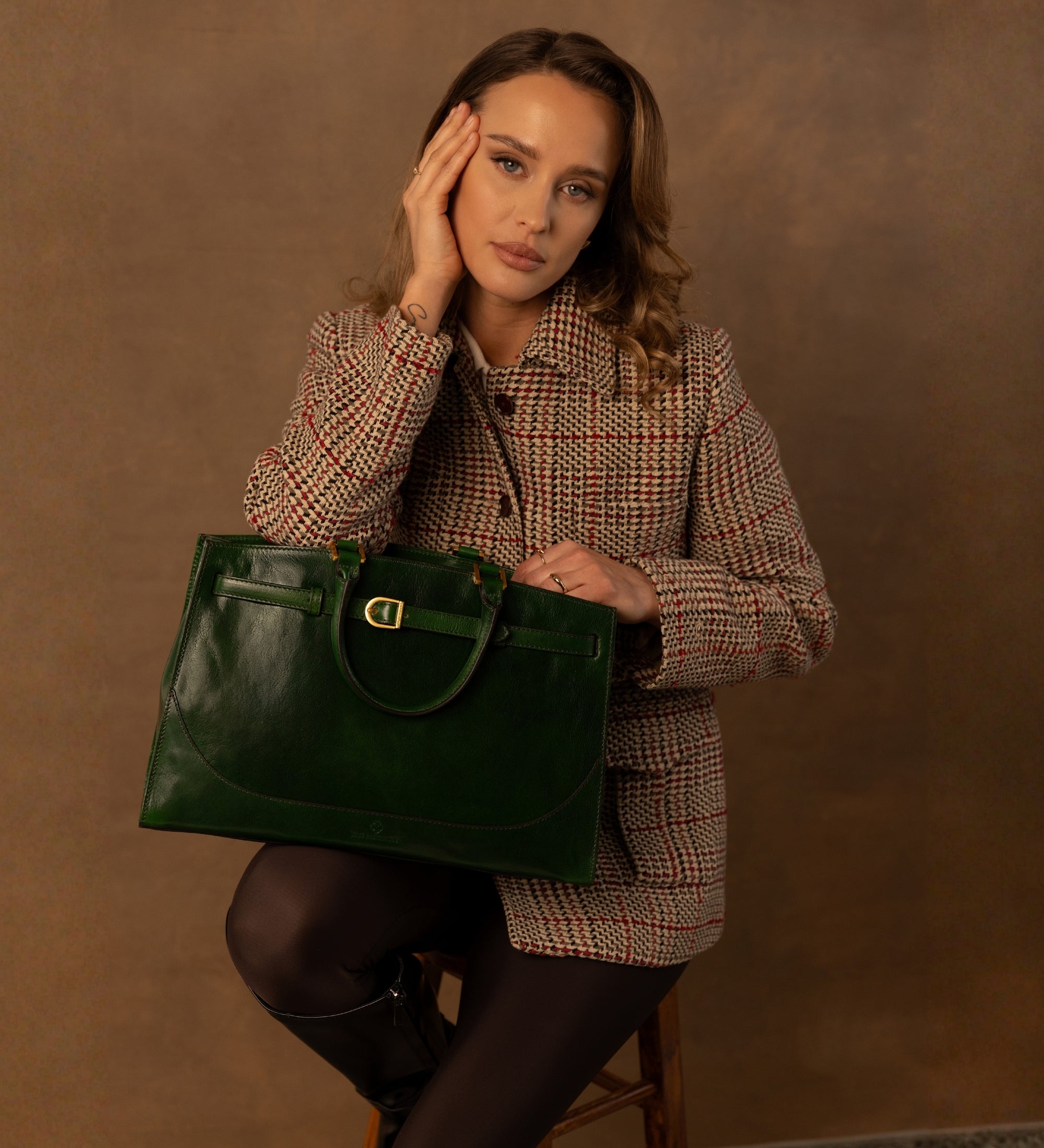 Womens Leather Handbag - Shirley