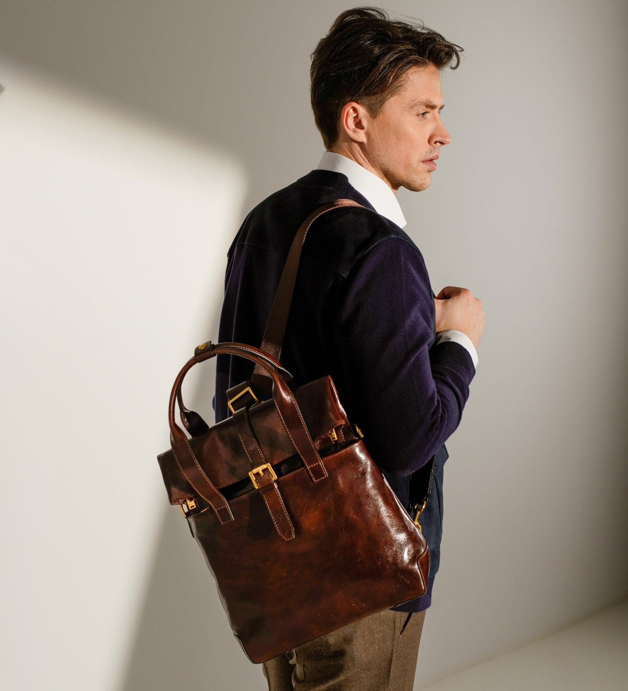 Convertible Leather Backpack - The Awakening