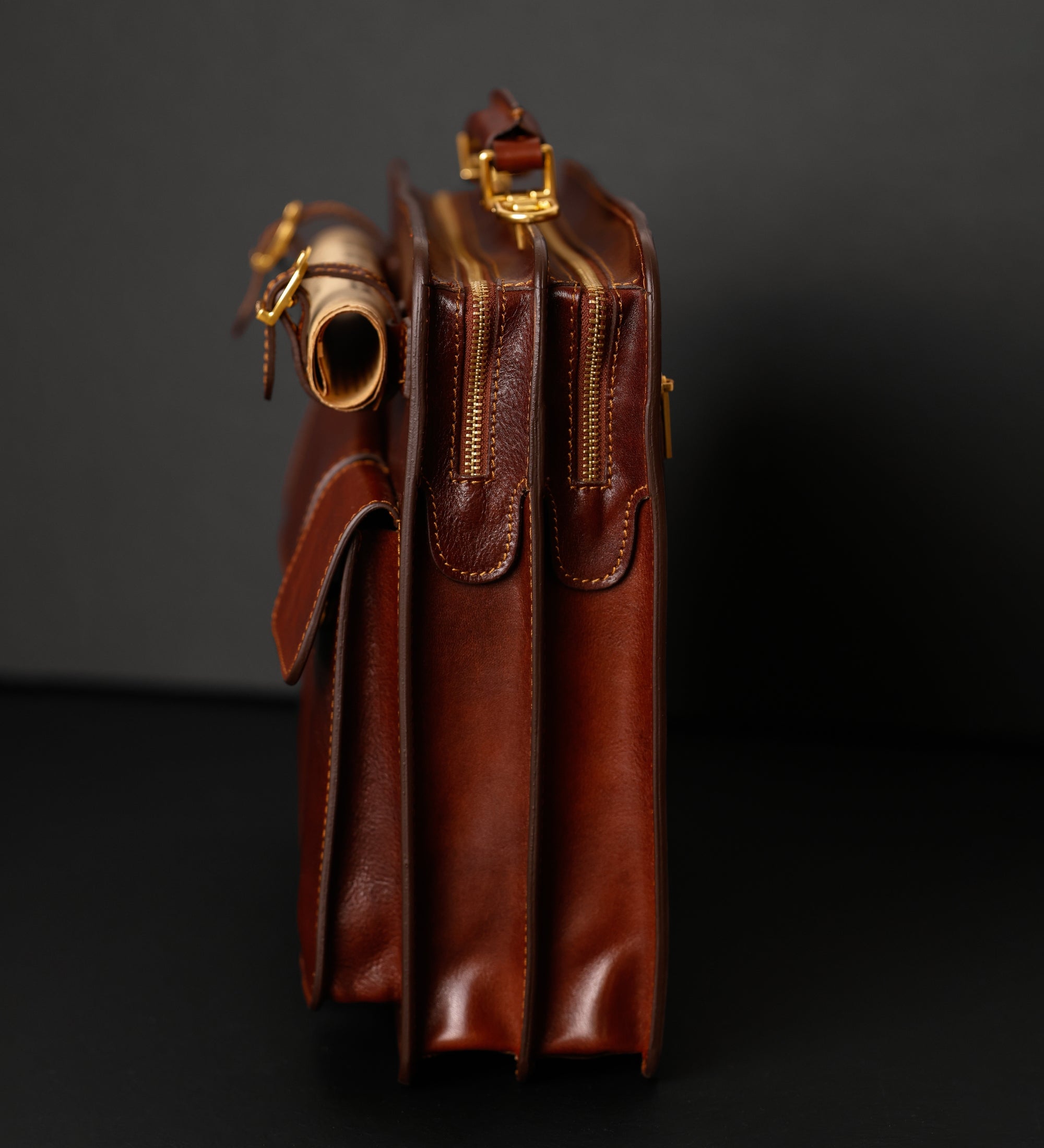 Leather Large Satchel Bag Briefcase - The Prophet