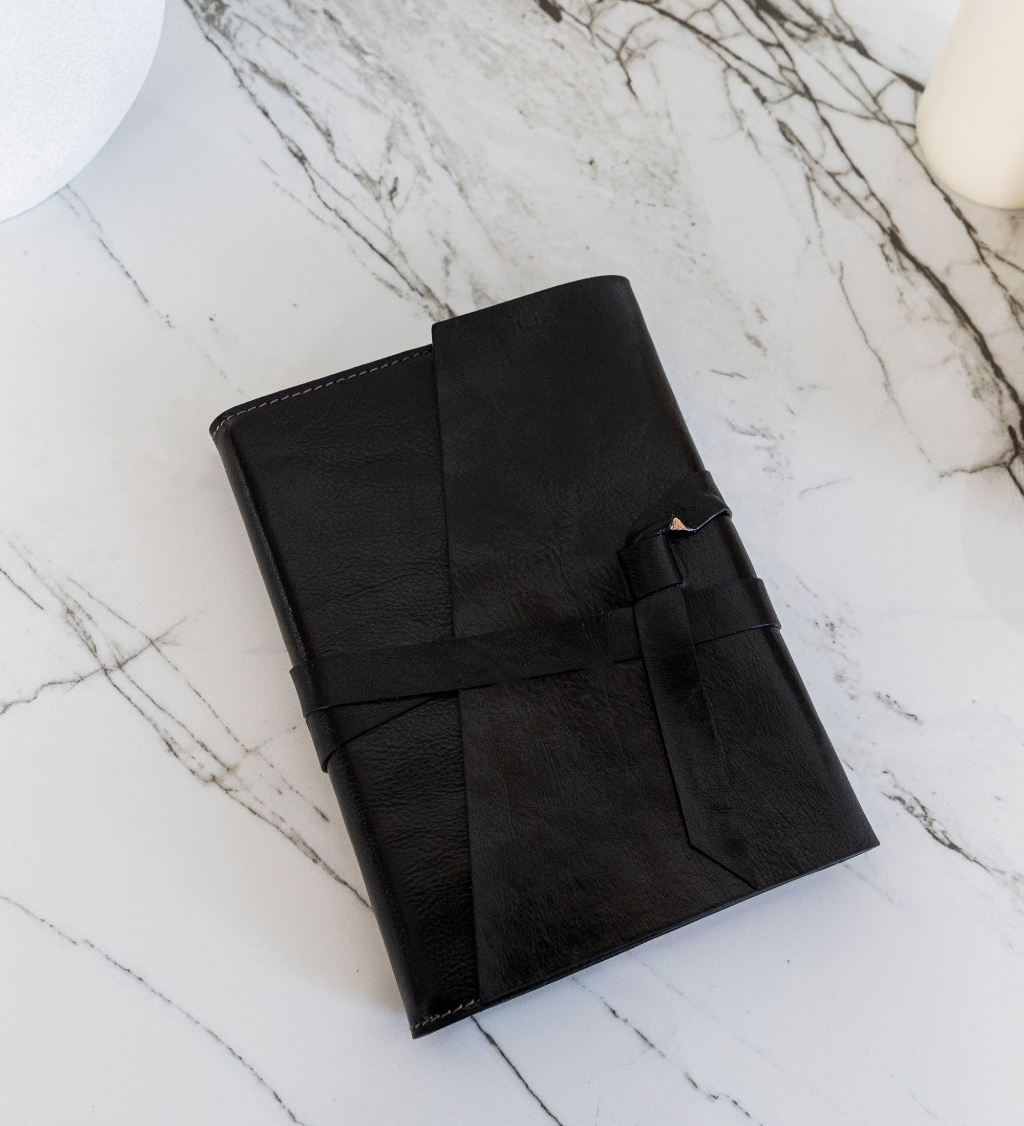 Womens Leather Journal with Refillable A5 Notepad - P.S. I Love You