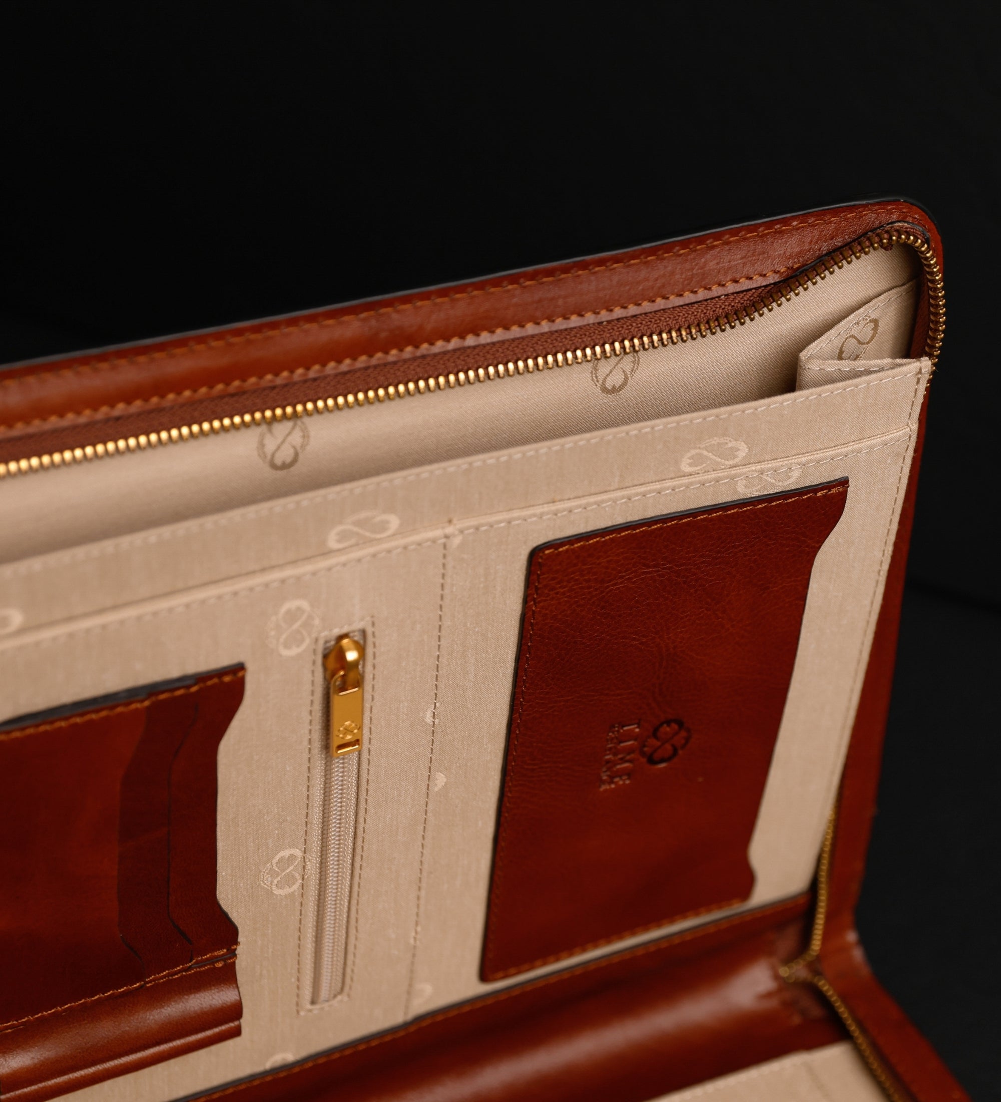 Leather A4 Documents Folder Organizer - Candide
