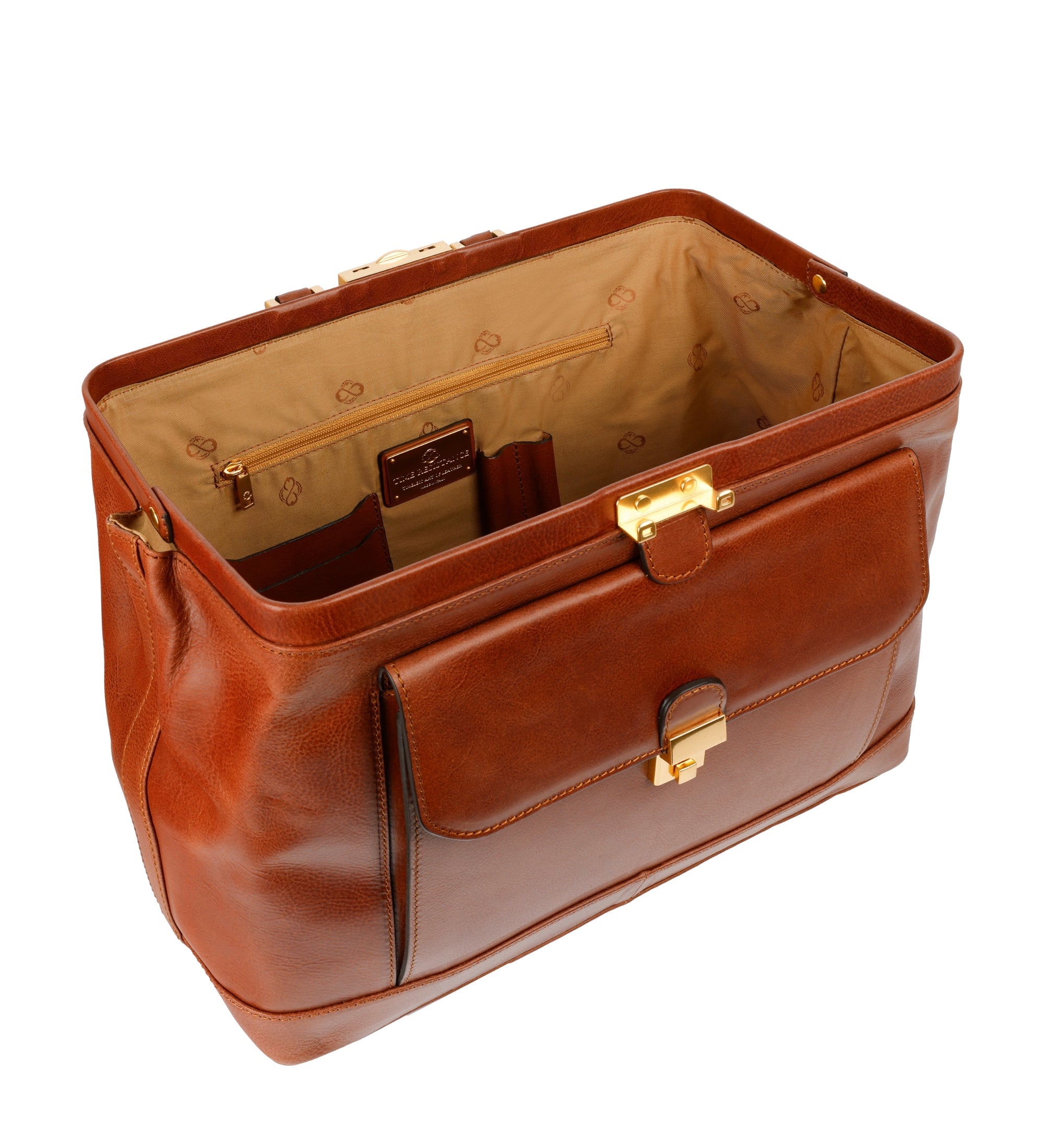 Large Italian Leather Doctor Bag for Women - Hamlet