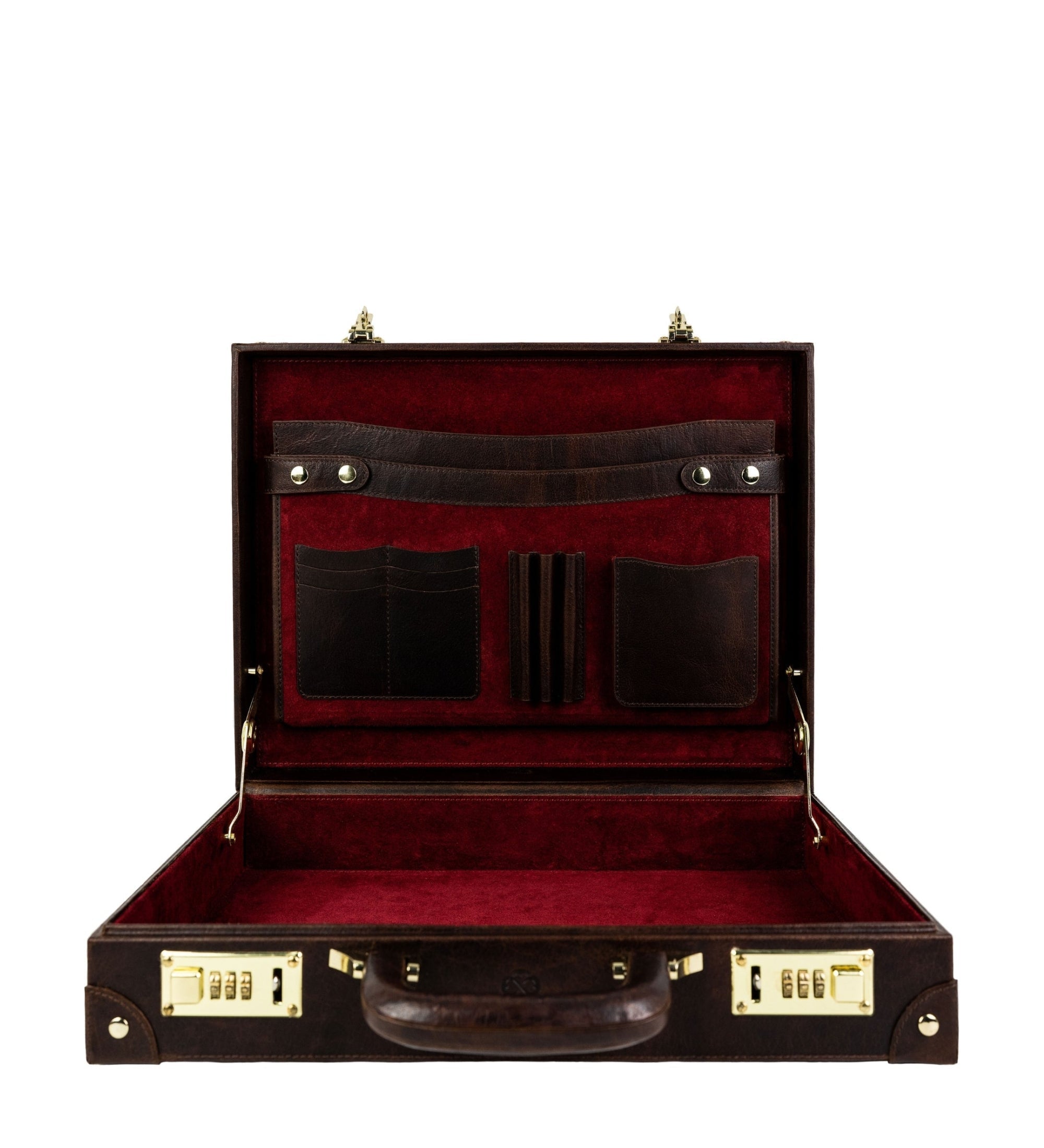 Large Leather Attaché Case Briefcase - Parade's End