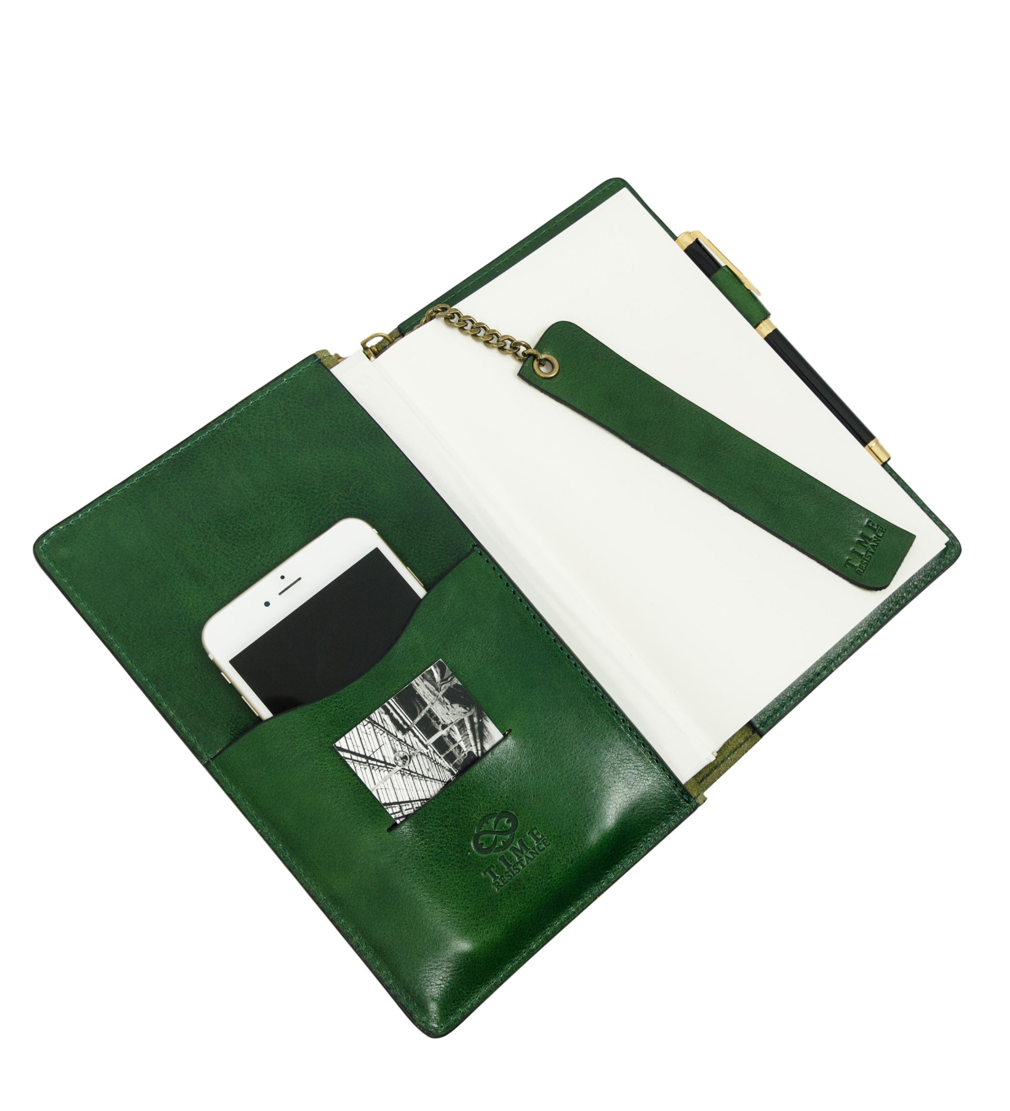 Womens Leather Journal with Refillable A5 Notepad - The Diary of a Nobody