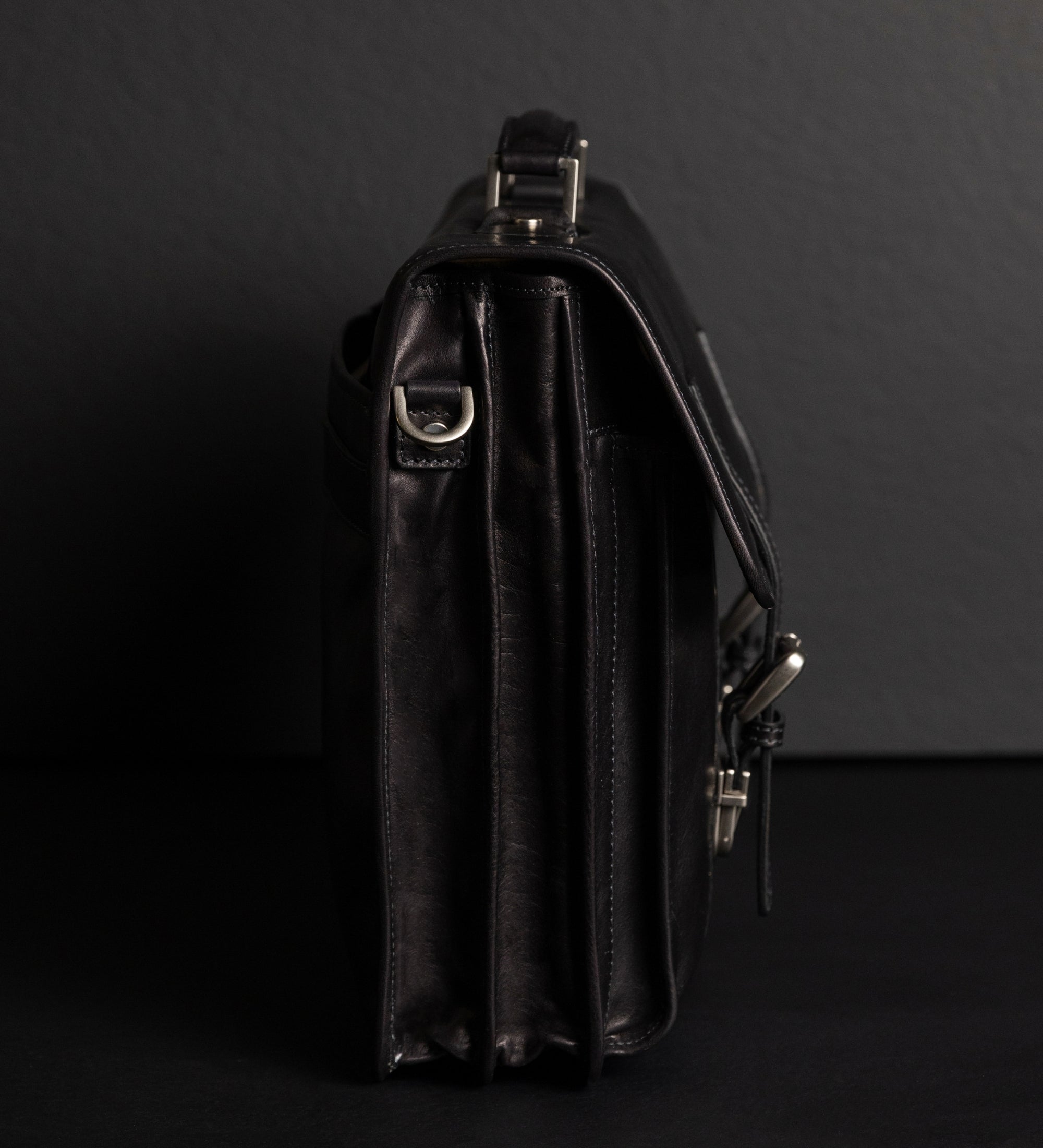 Leather Satchel Bag - The Time Machine