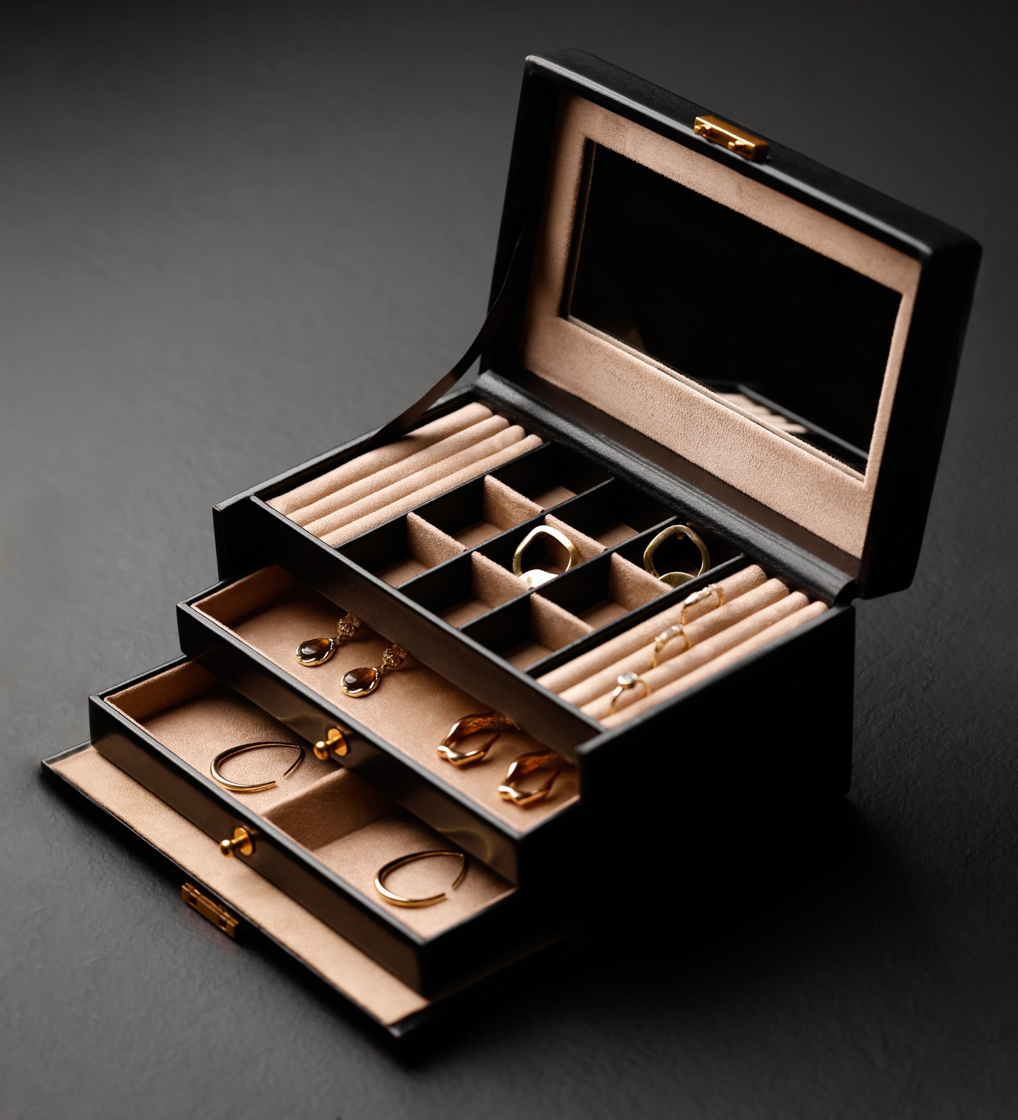 Leather Jewelry Box for Women - Beloved