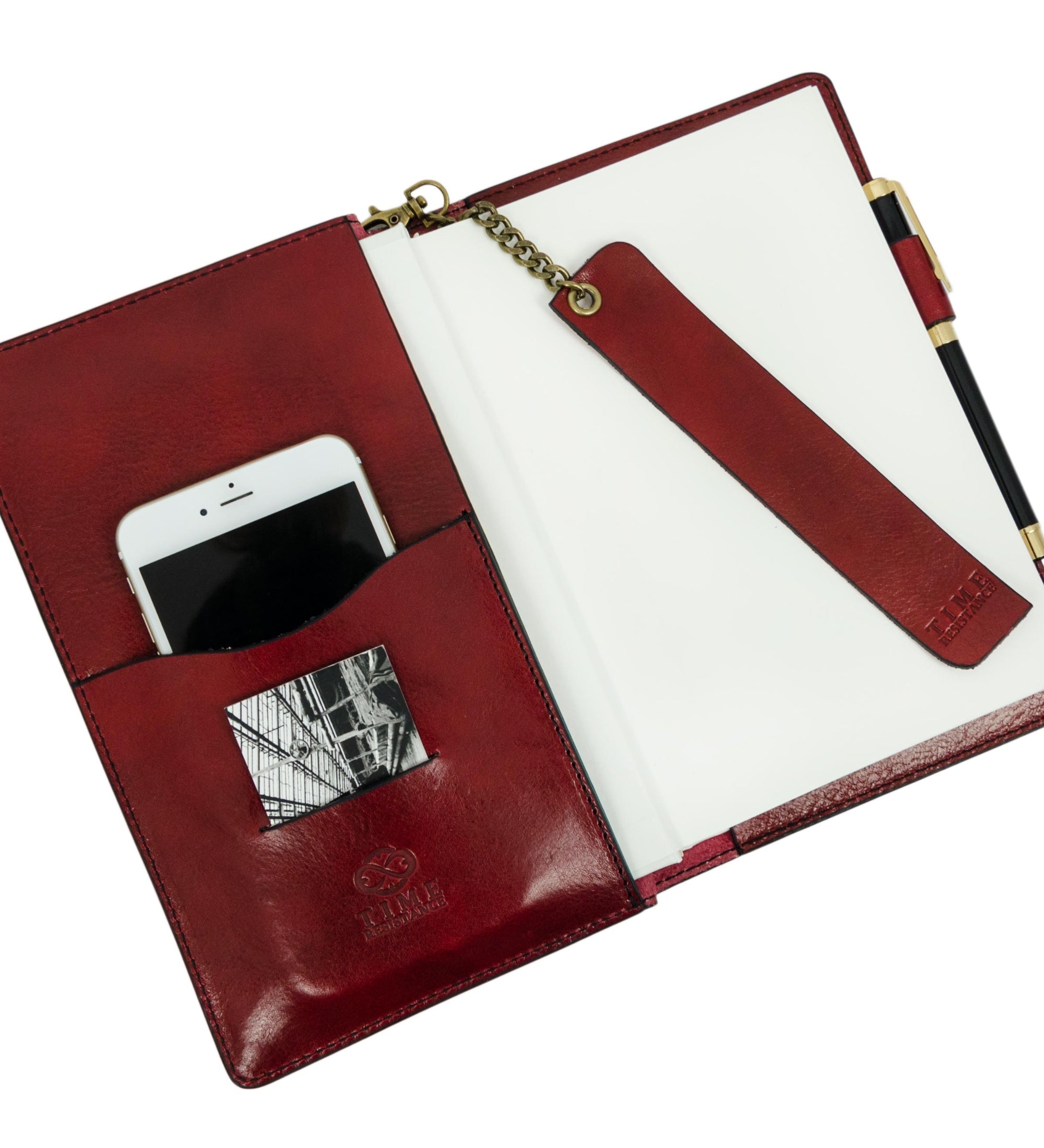 Womens Leather Journal with Refillable A5 Notepad - The Diary of a Nobody