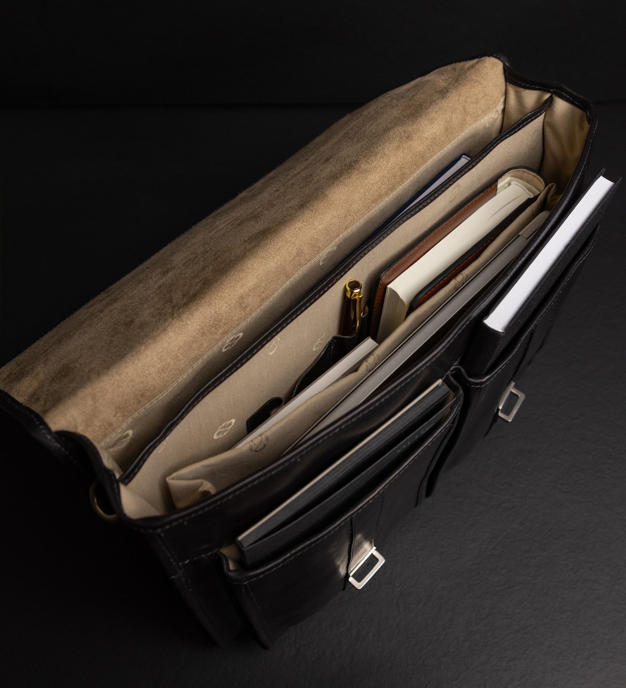 Leather Satchel Bag - The Time Machine