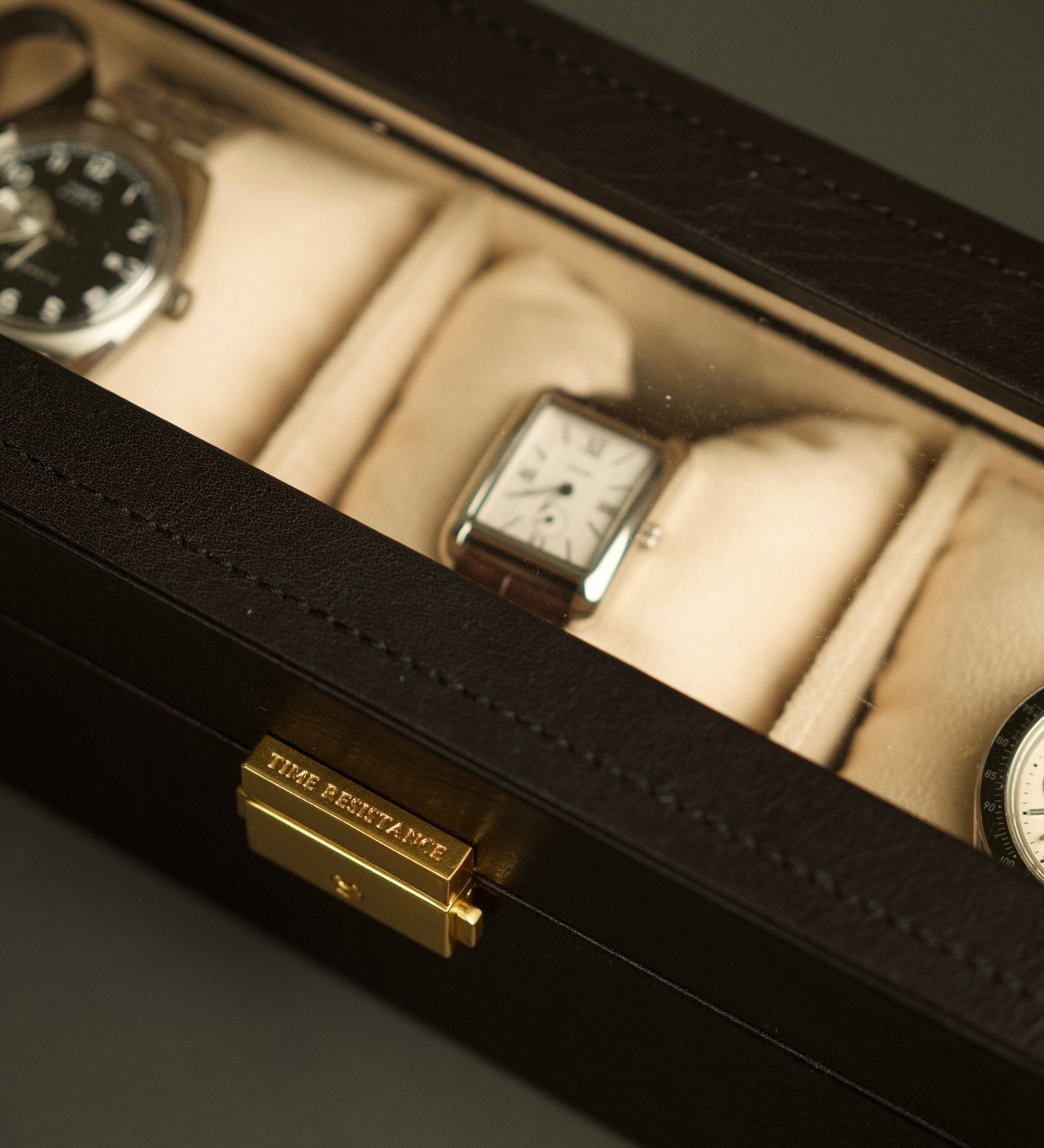 Leather Watch Box, Watch Organizer - Silence