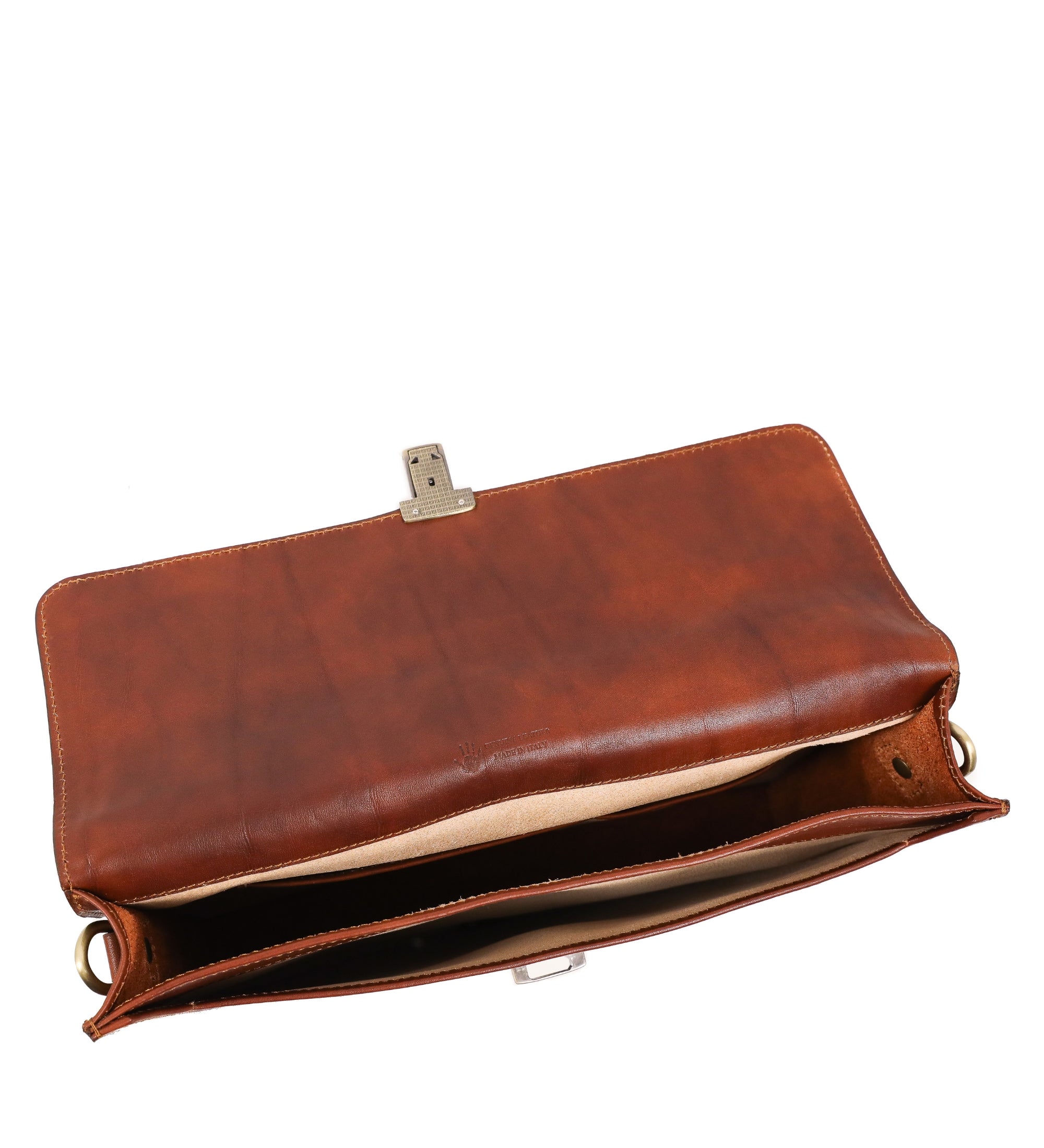 Womens Leather Portfolio, Work Bag with Shoulder Strap - The Corrections