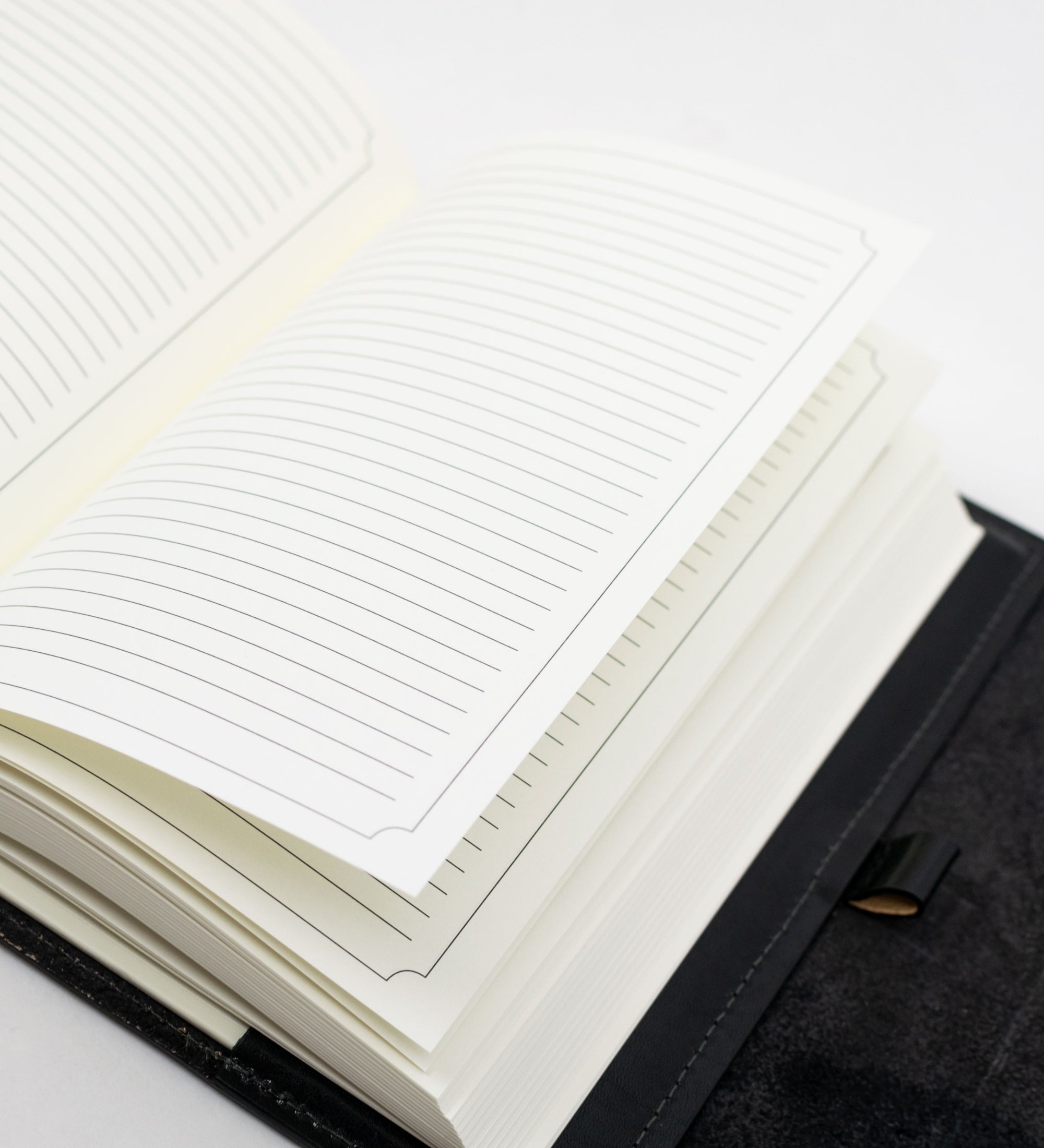 Womens Leather Journal with Refillable A5 Notepad - P.S. I Love You