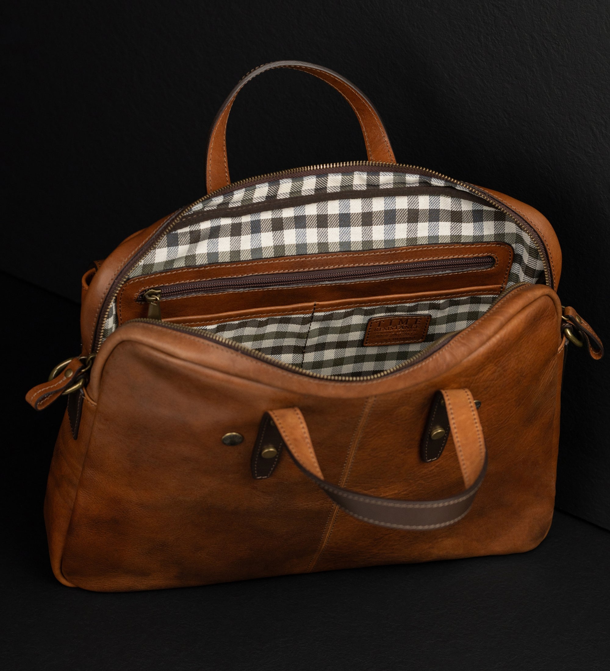 Leather Briefcase Laptop Bag - Lanark