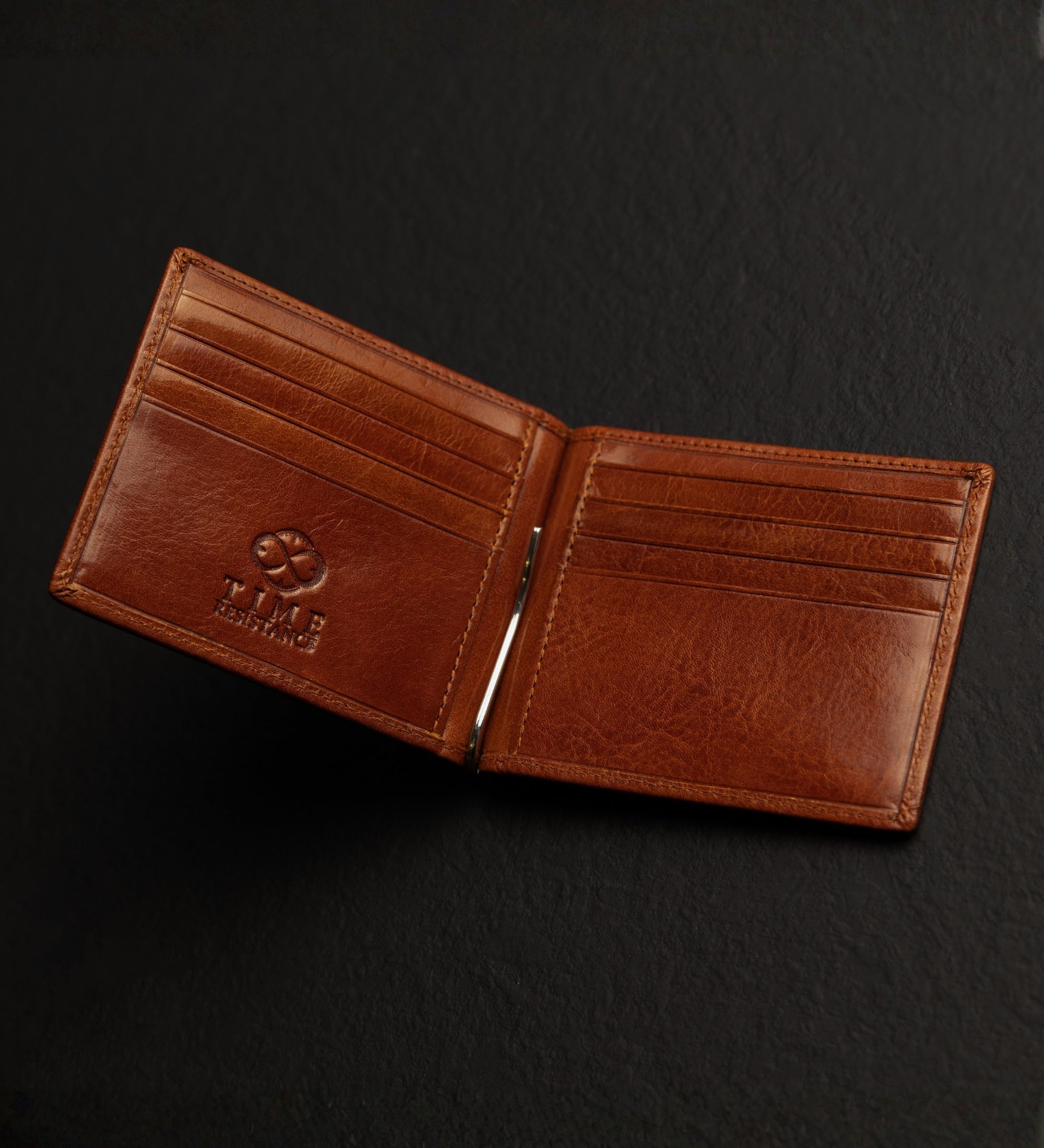 Leather Money Clip Wallet - The Outsider