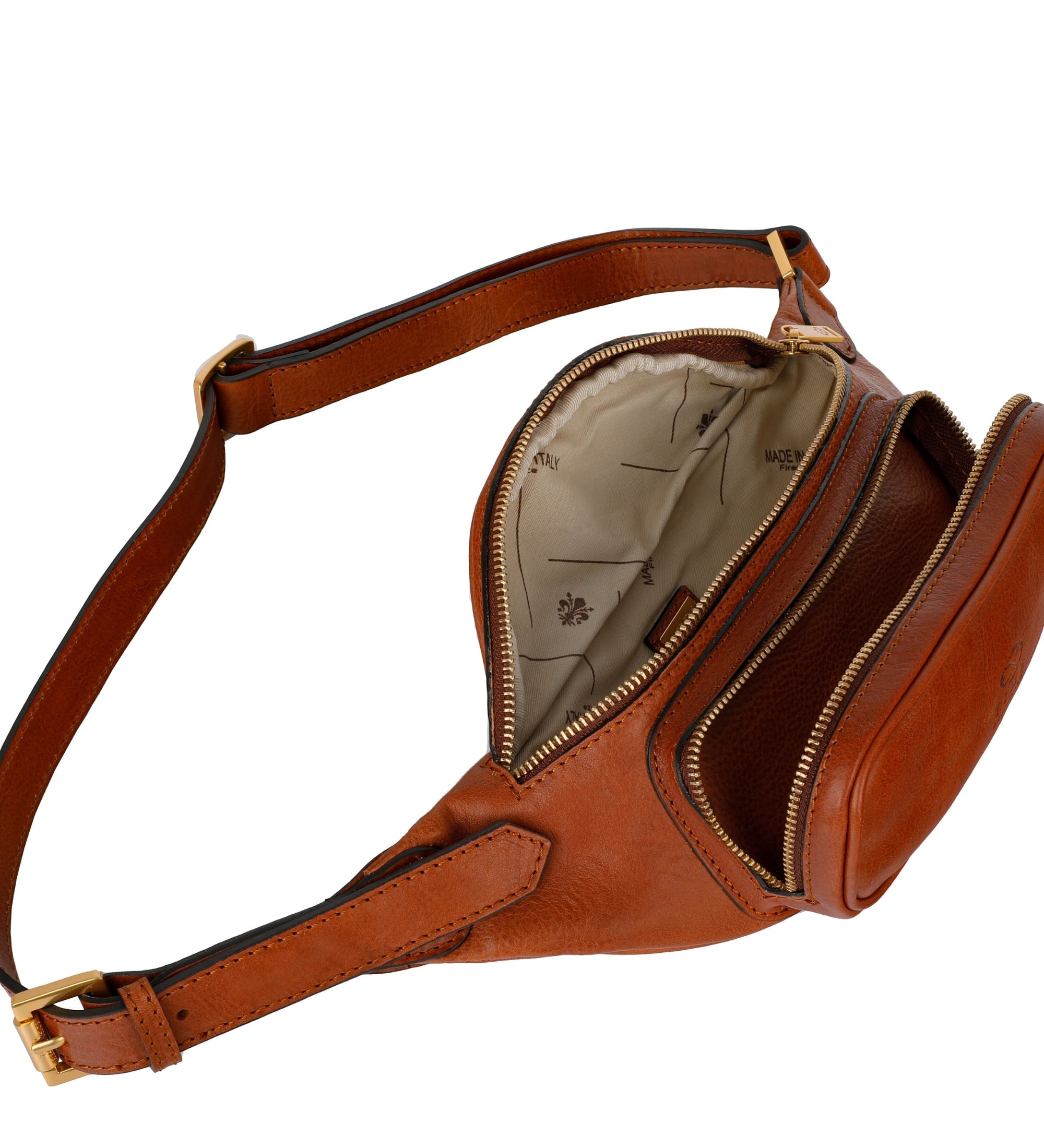 Leather Sling Bag Belly Bag - Independent People