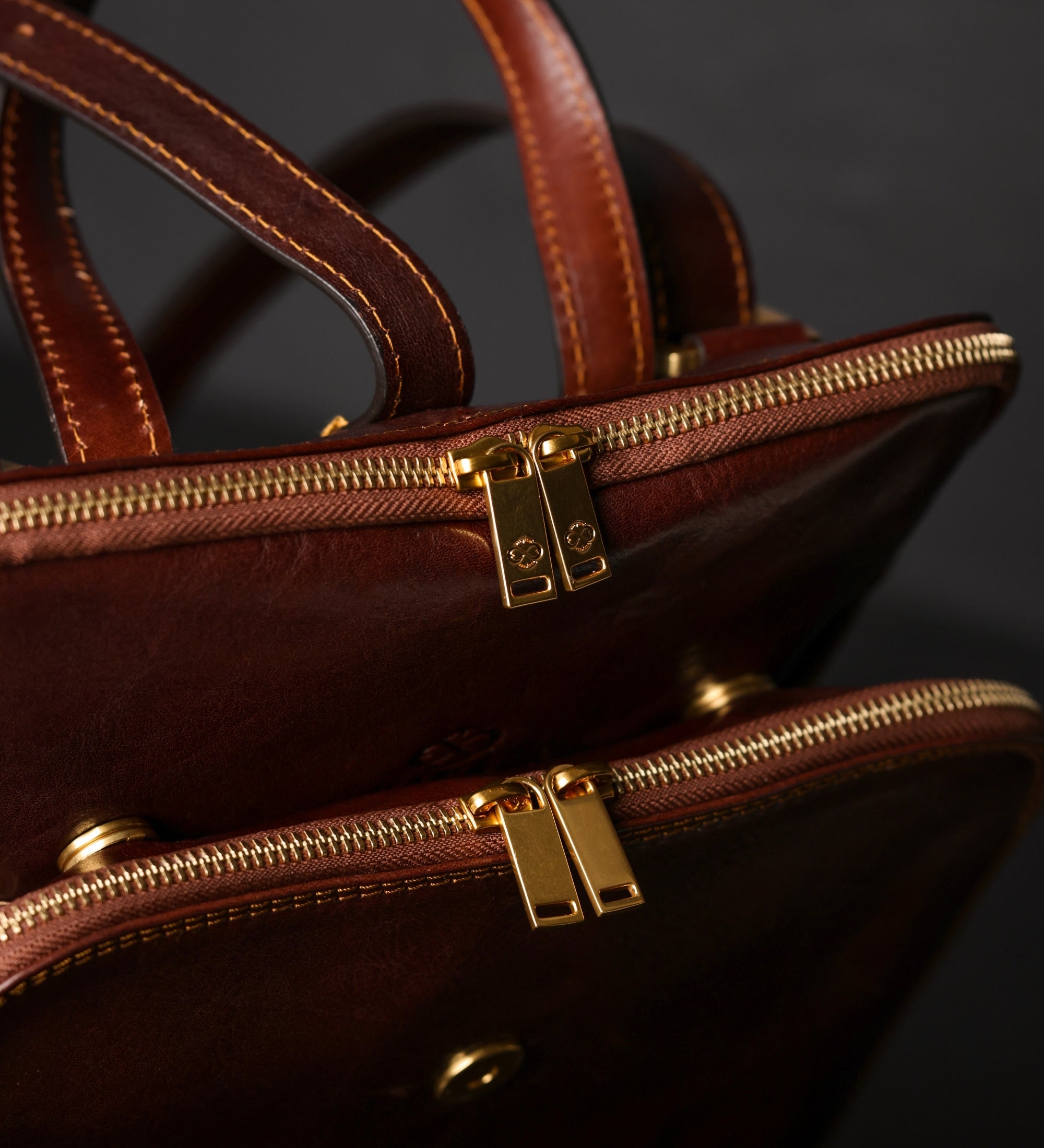 Womens Convertible Leather Backpack Shoulder Bag - Clarissa