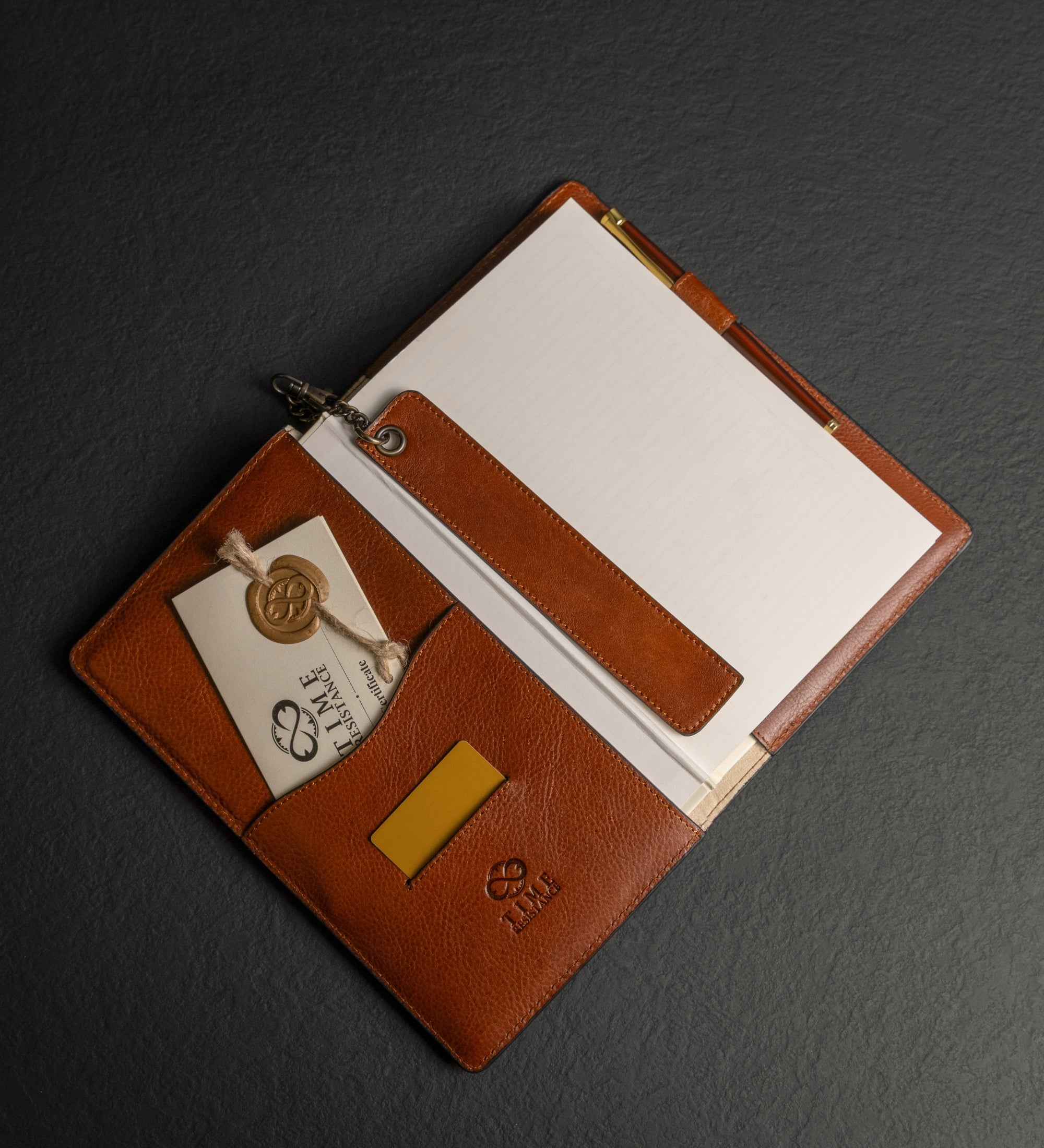 Womens Leather Journal with Refillable A5 Notepad - The Diary of a Nobody