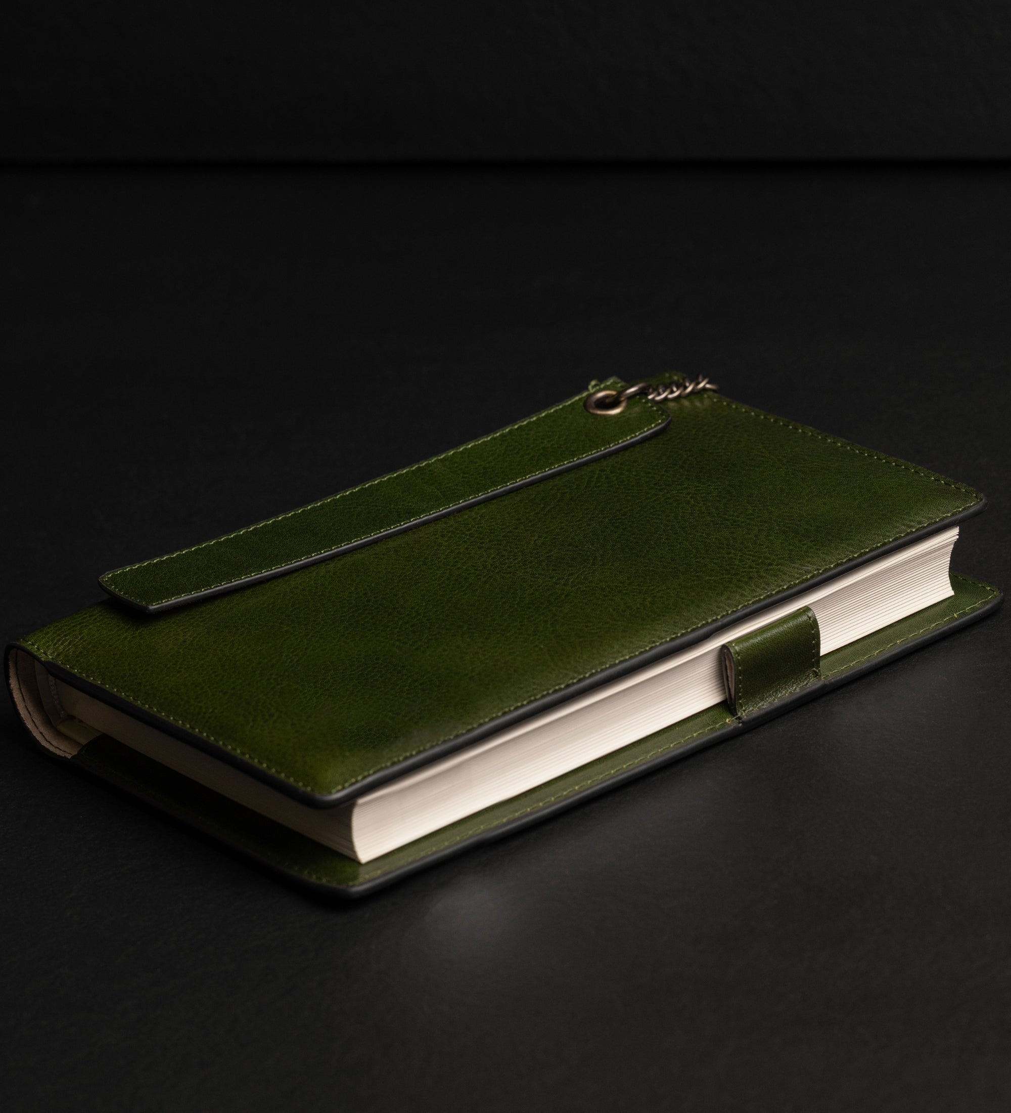 Womens Leather Journal with Refillable A5 Notepad - The Diary of a Nobody