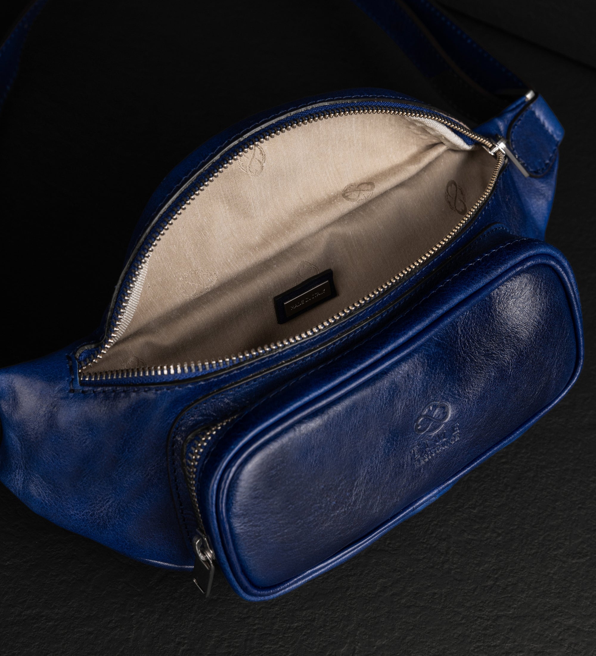Womens Leather Sling Bag Belly Bag - Independent People