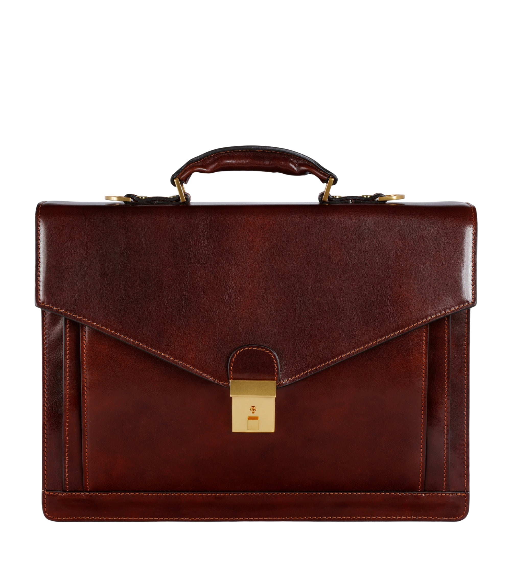 Classic Design Leather Briefcase - The Magus