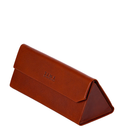 Foldable Leather Glasses Case for Women - The Riddle of the Sands