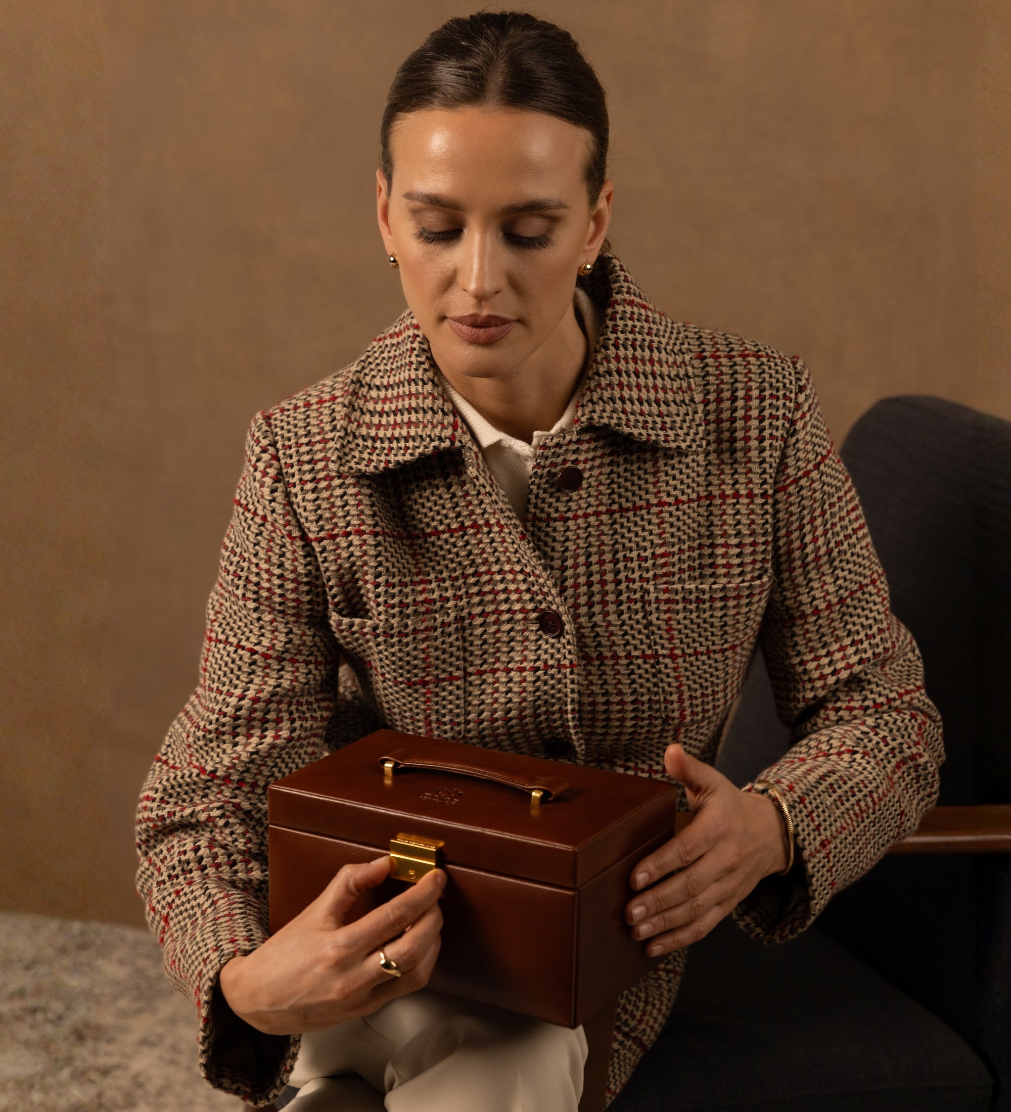 Leather Jewelry Box for Women - Beloved