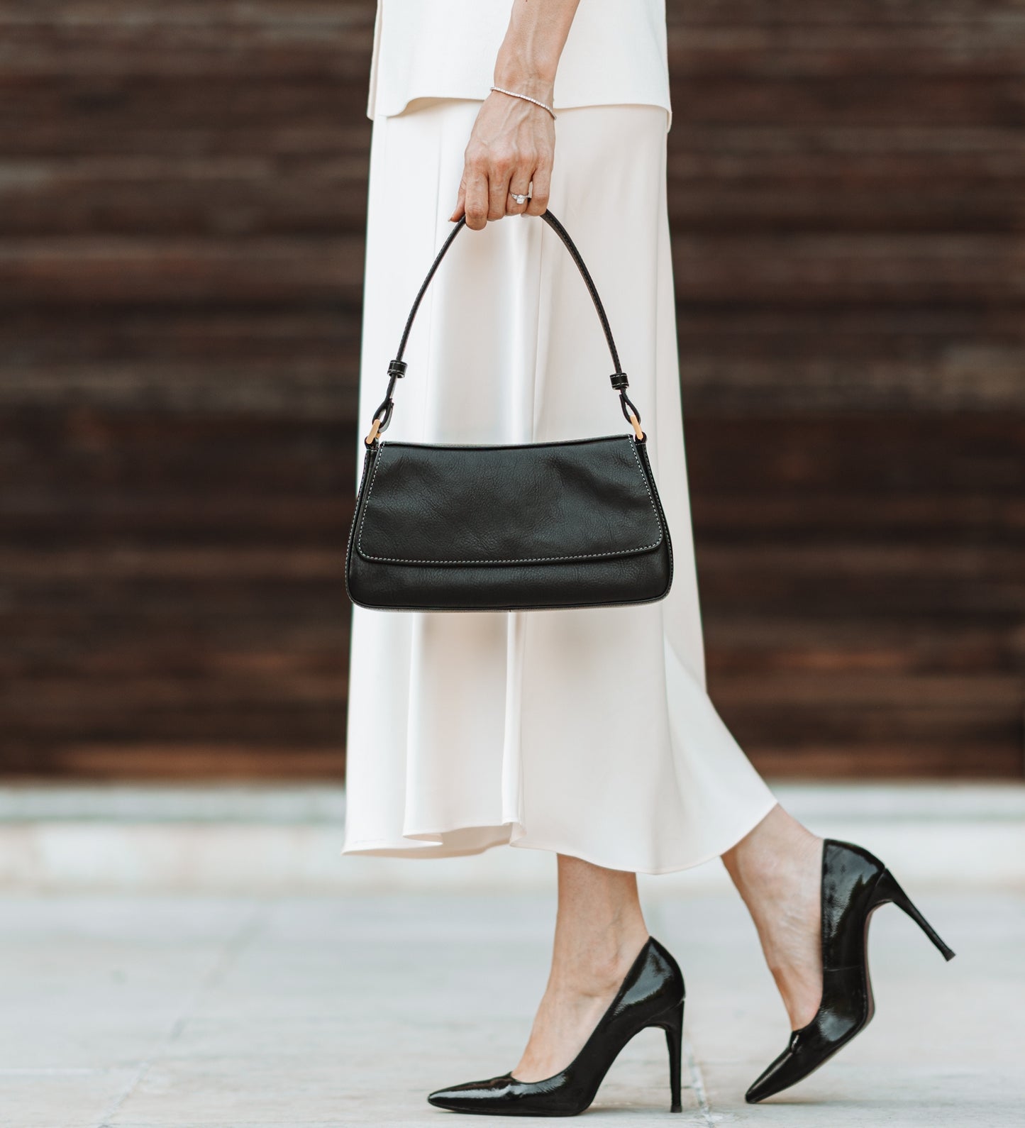 Leather Handbag - Bright Lights, Big City