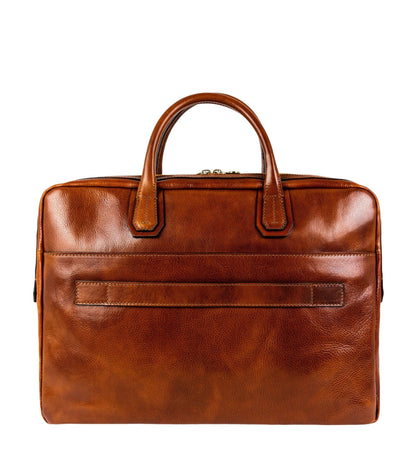 Grand sacoche en cuir pour ordinateur portable - Nostromo