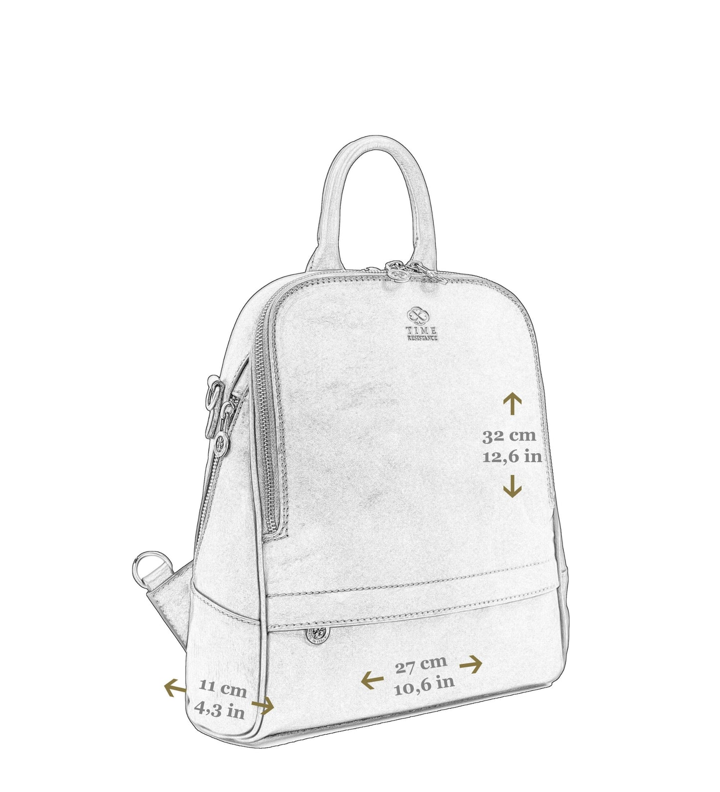 Sac à dos en cuir convertible pour femme - Regeneration