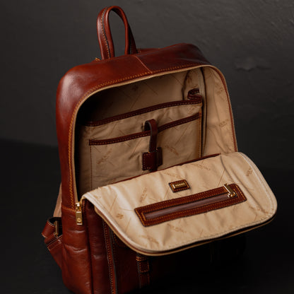 Large Leather Backpack for Men - The Divine Comedy