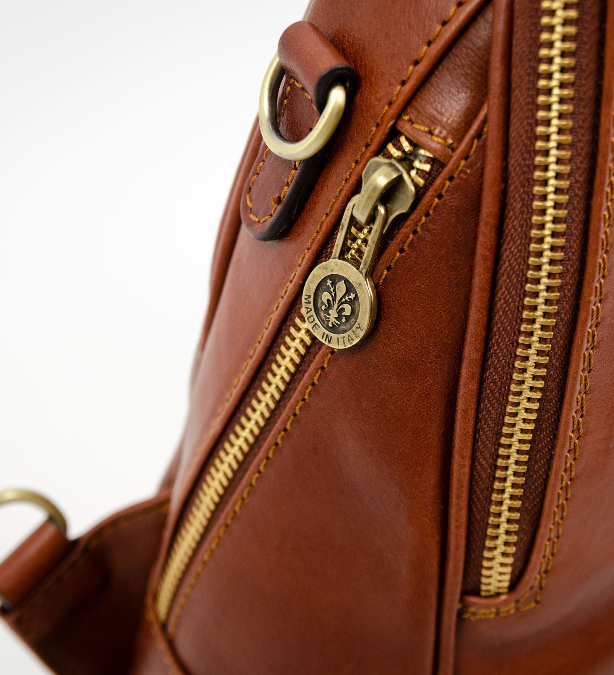 Womens Leather Backpack Convertible Bag - Regeneration