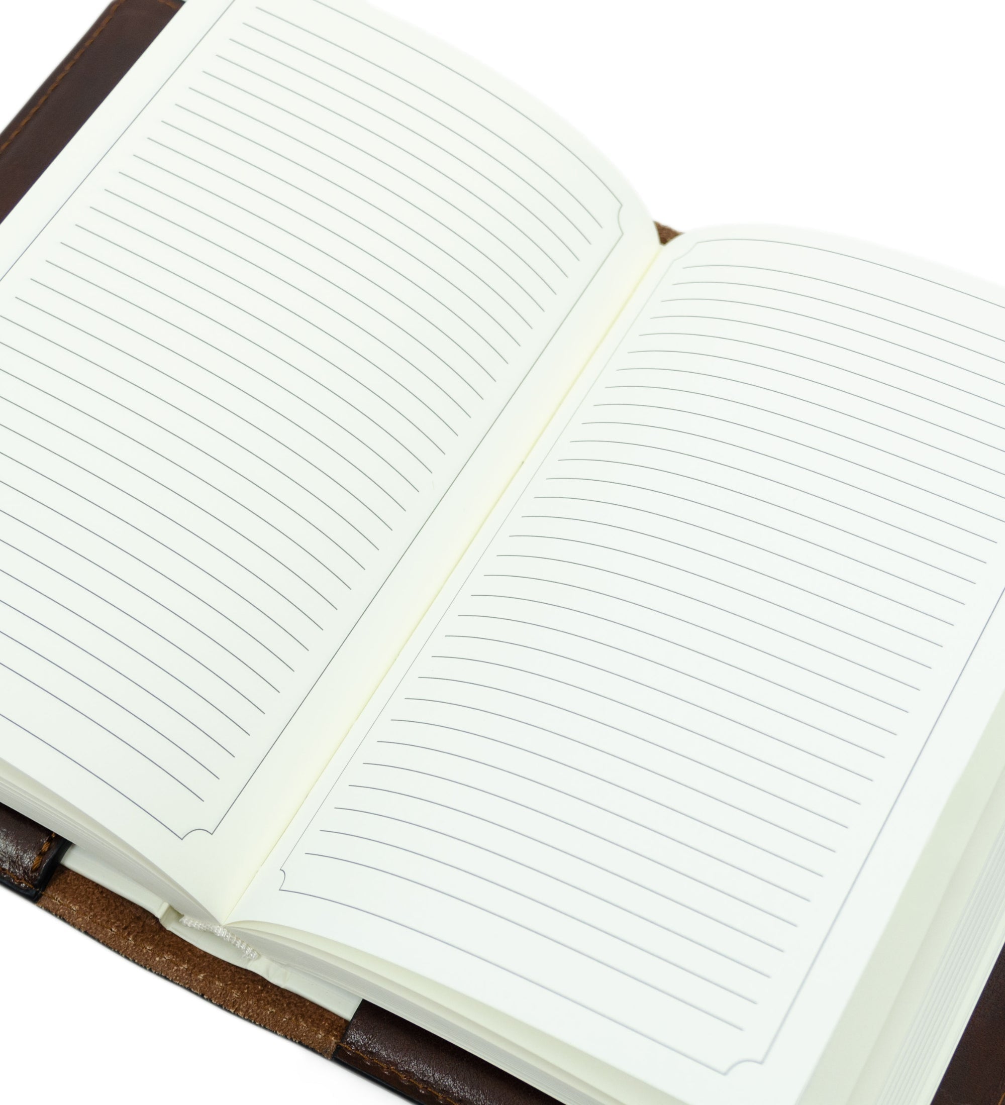 Leather Journal with Refillable A5 Notepad - In Search of Lost Time