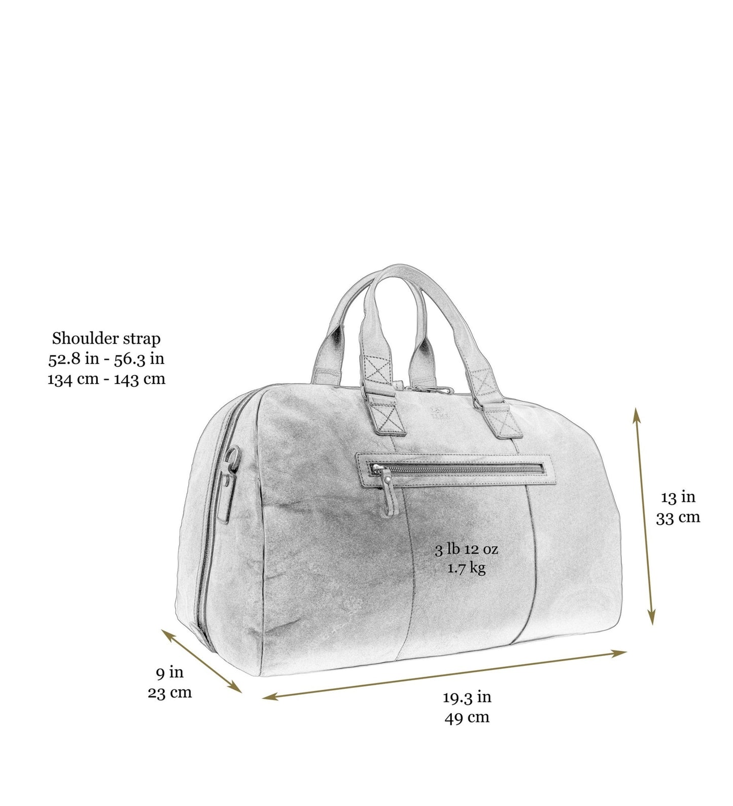 Sac de sport en cuir - The Day of The Locust