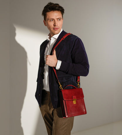 Small Leather Briefcase - Walden