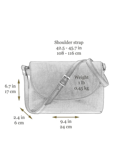 Sac à bandoulière en cuir - Sophie's Choice