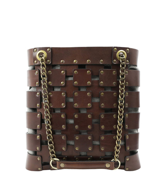 Sac fourre-tout en cuir pour femmes - Jeanne d'Arc