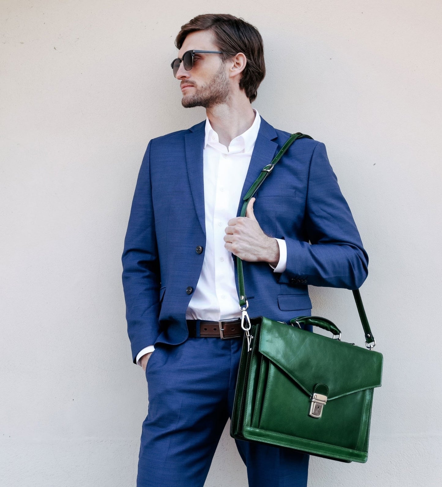 Porte-documents en cuir au design classique - The Magus