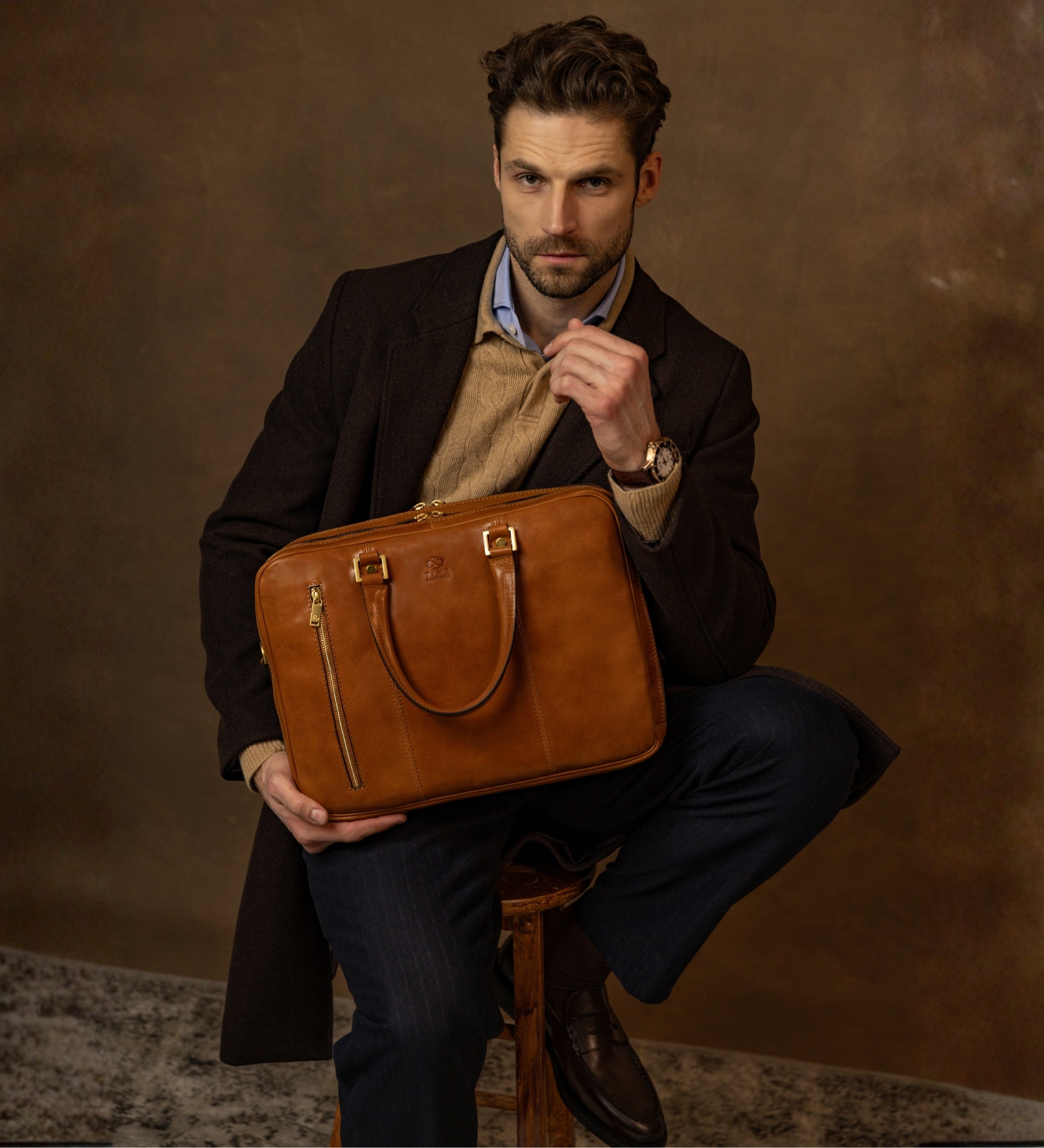 Leather Convertible Briefcase Backpack - A Farewell to Arms