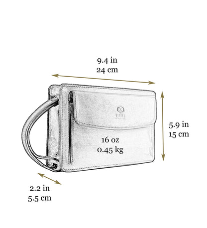 Pochette en cuir - Decameron