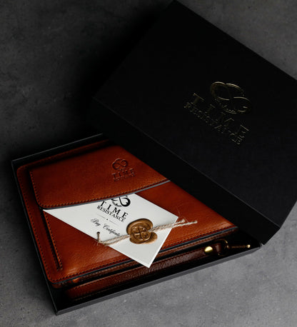 Pochette en cuir - Decameron