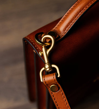 Small Leather Briefcase for Women - Walden